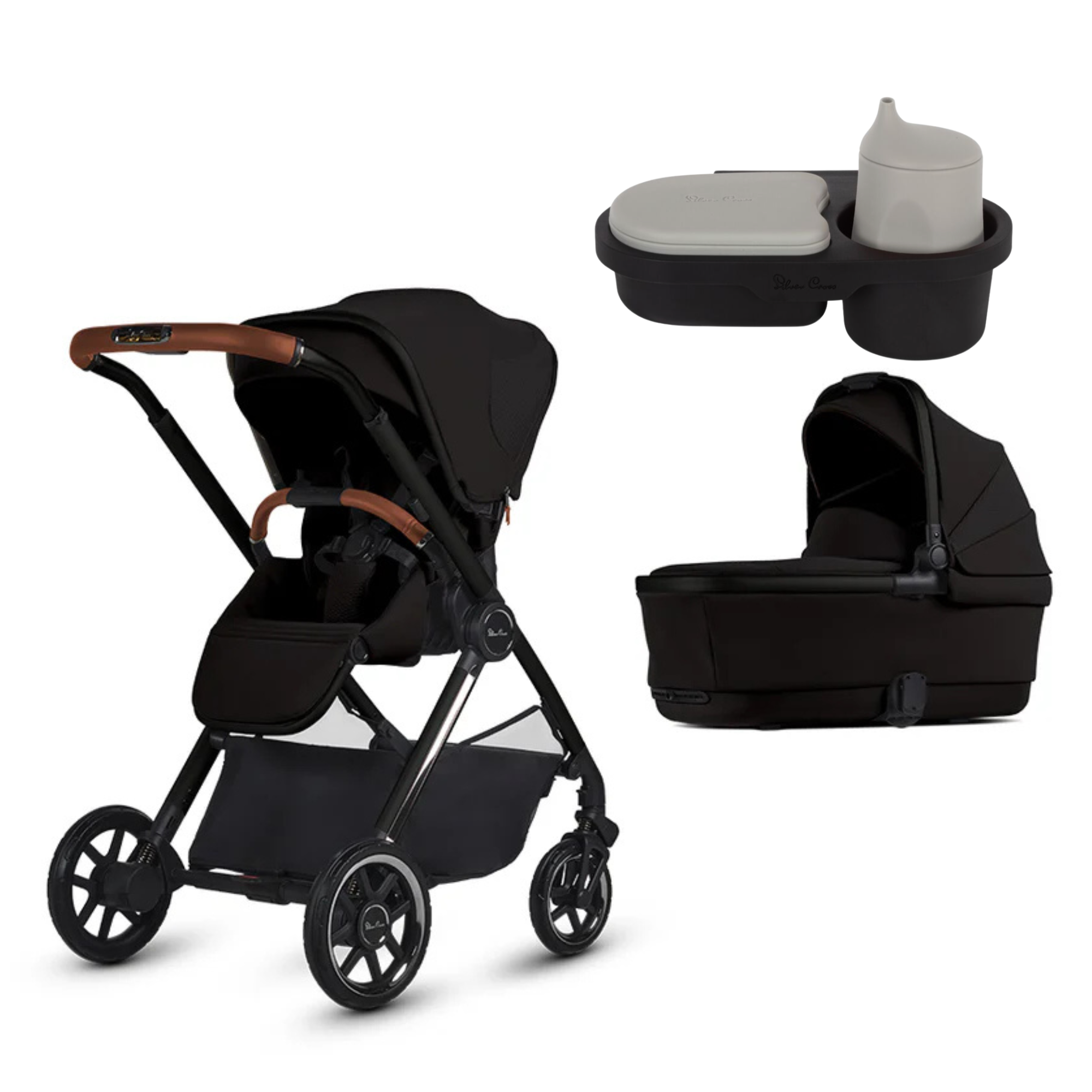 Silver Cross Reef 2 with Carrycot Special Edition –Nocturne (Free Snack Tray Offer) - Tiny Tots Baby Store 