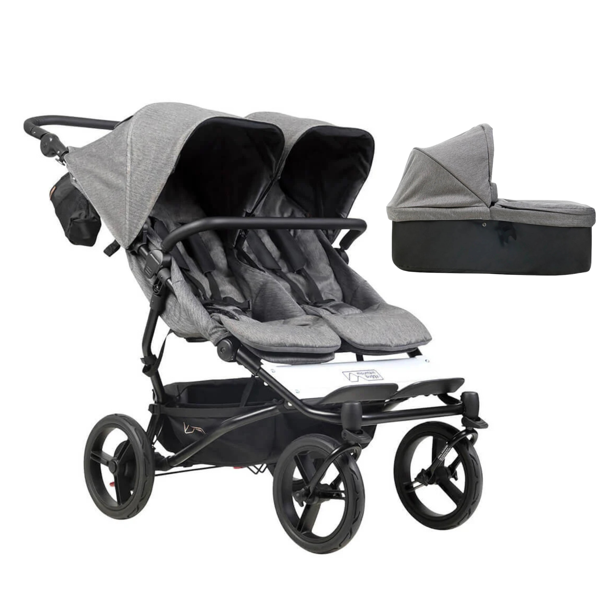 Mountain Buggy duet™ luxury collection With Single Carrycot plus - Tiny Tots Baby Store 