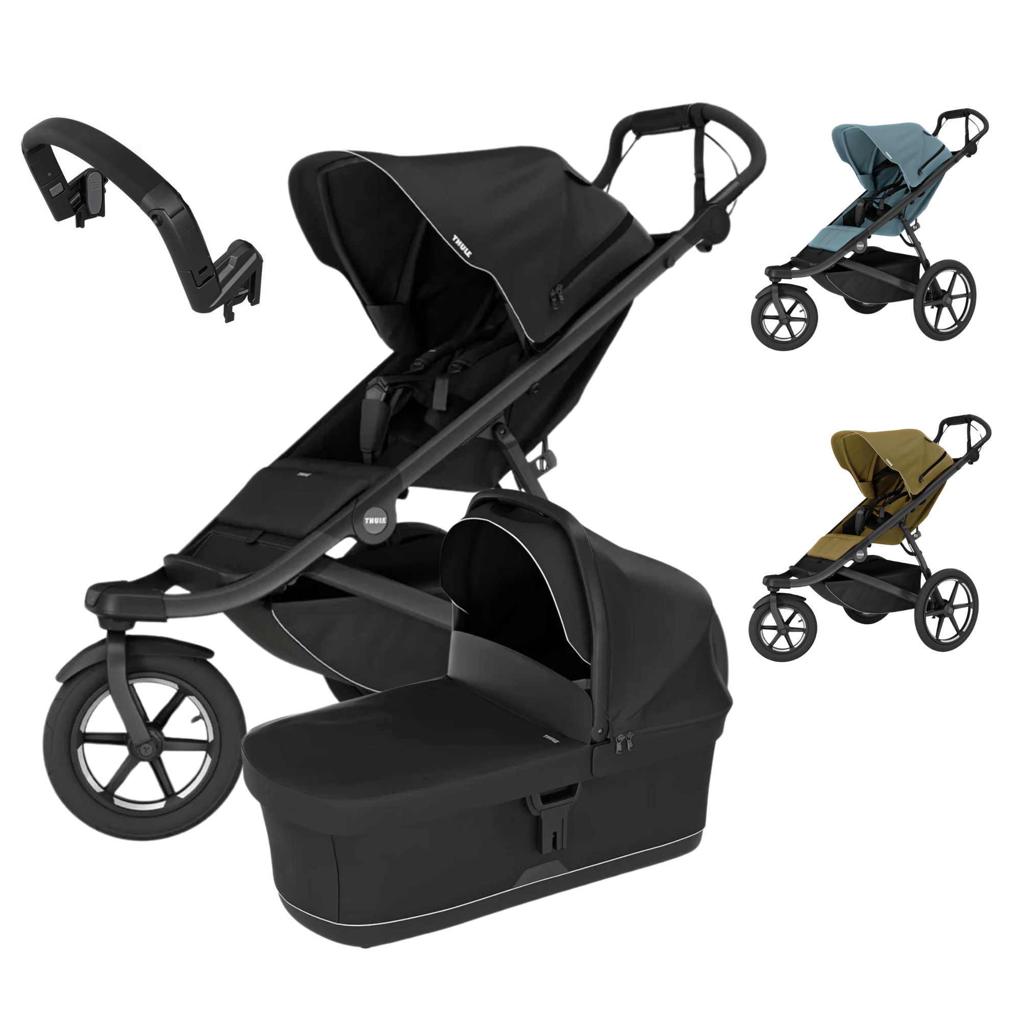 Thule Urban Glide 3 Stroller + Bassinet Package (PRE Orders- FREE Bumper Bar) - Tiny Tots Baby Store 