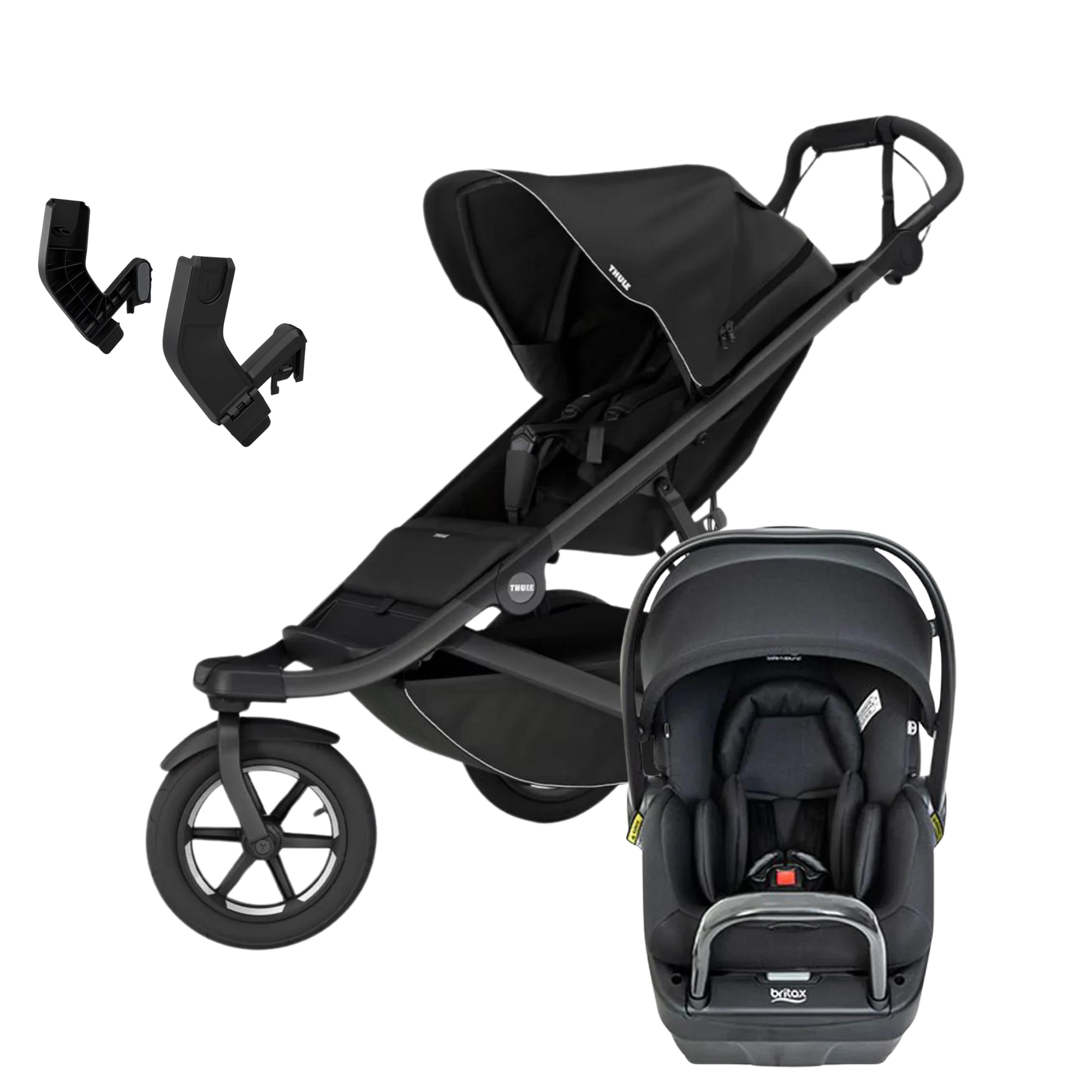 Thule Urban Glide 3 Stroller + BPod LITE Package (PRE Orders - 50% off Adapters) - Tiny Tots Baby Store 