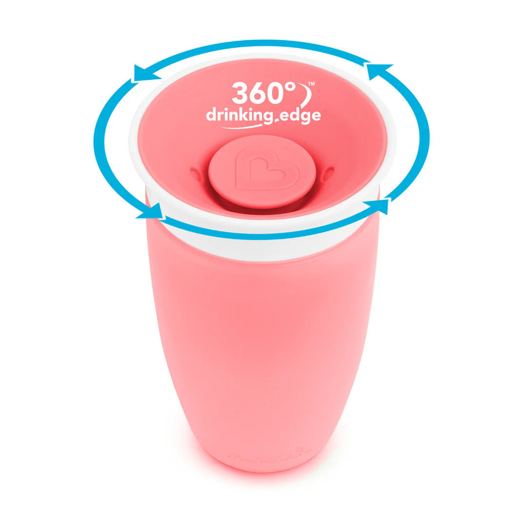 Munchkin 10oz Miracle® 360° Sippy Cup (Pink)