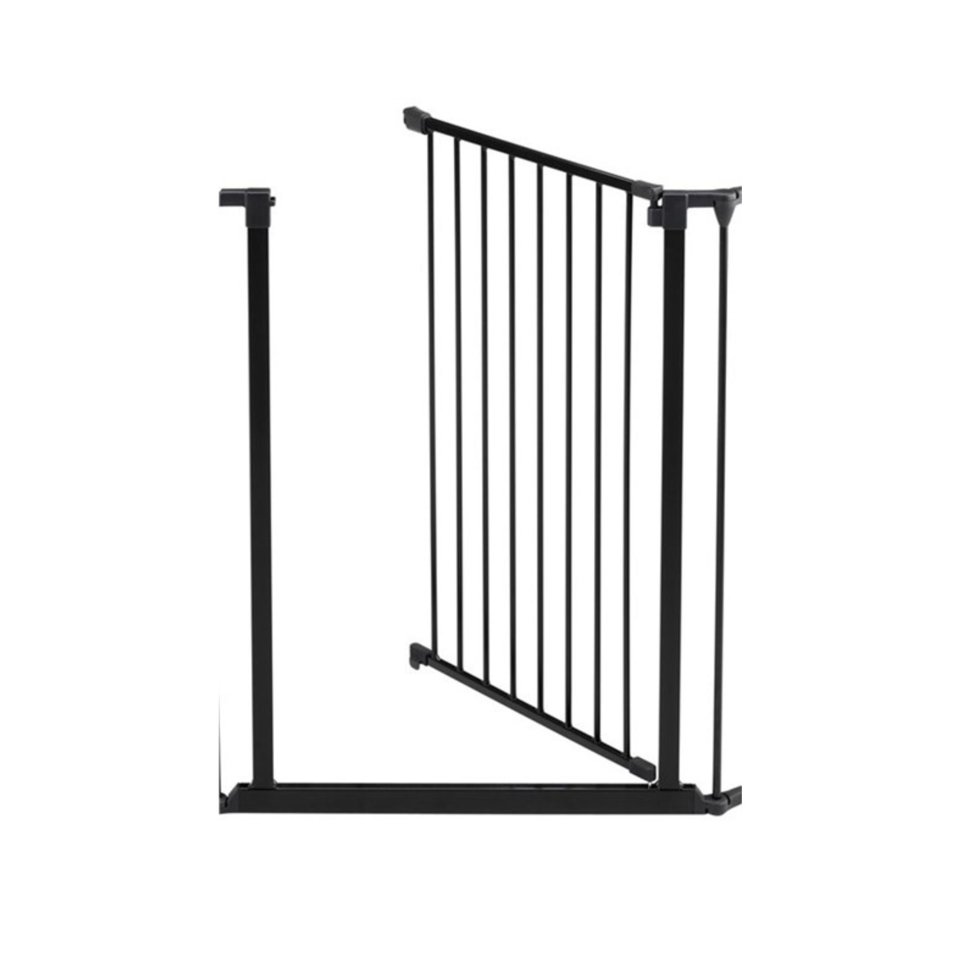 DogSpace Gate section for ROCKY extra tall multi expandable Pet gate, black - Tiny Tots Baby Store 