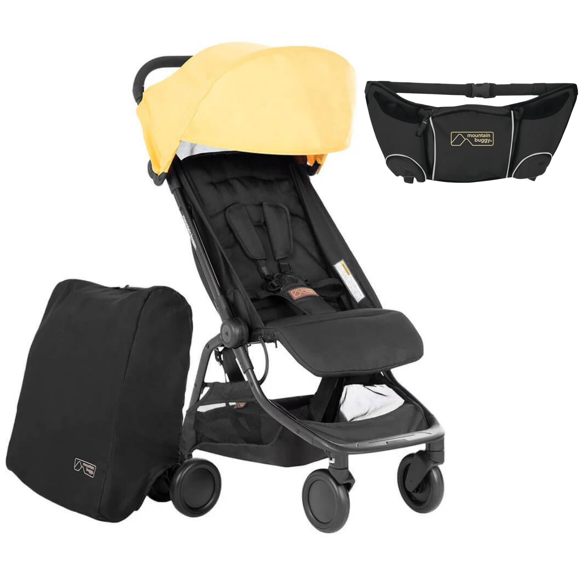 Mountain Buggy nano™ (2020+) V3 Travel Stroller FREE Buggy Pouch - Tiny Tots Baby Store 