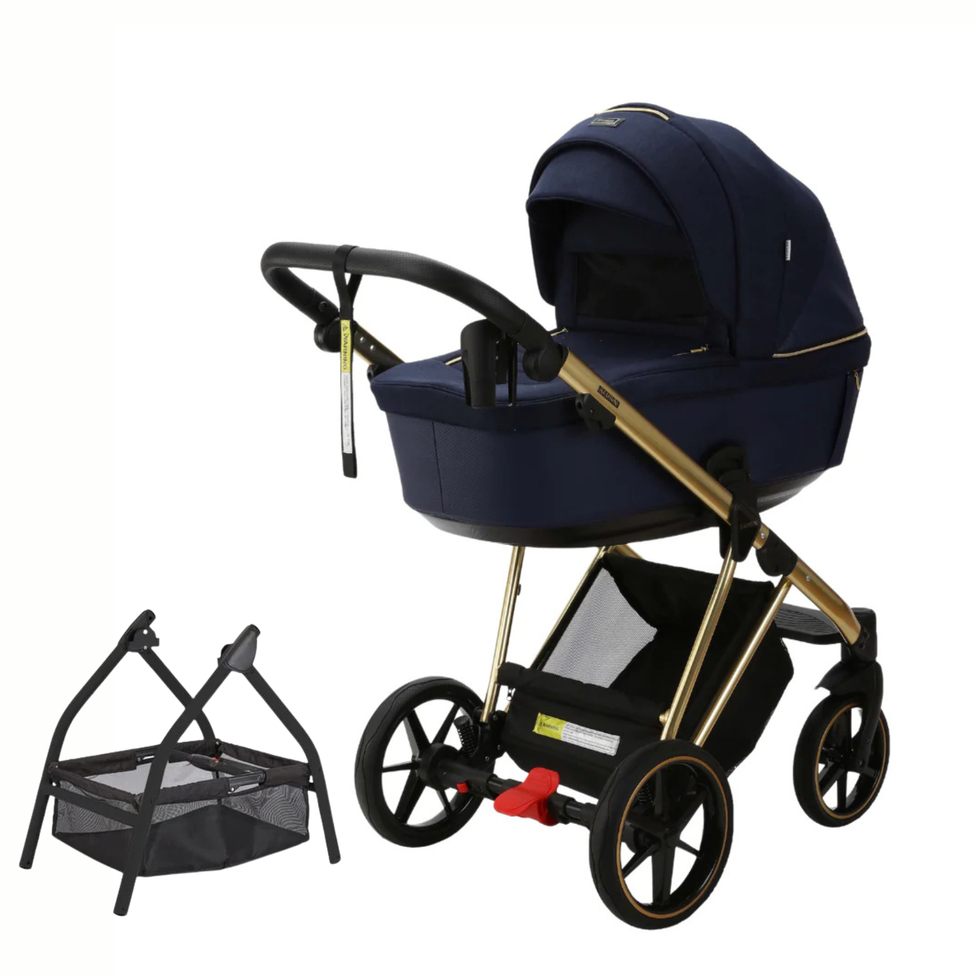 Bambini Geneva Modern Pram FREE Gift Pack $400 & Bassinet Stand Worth $240