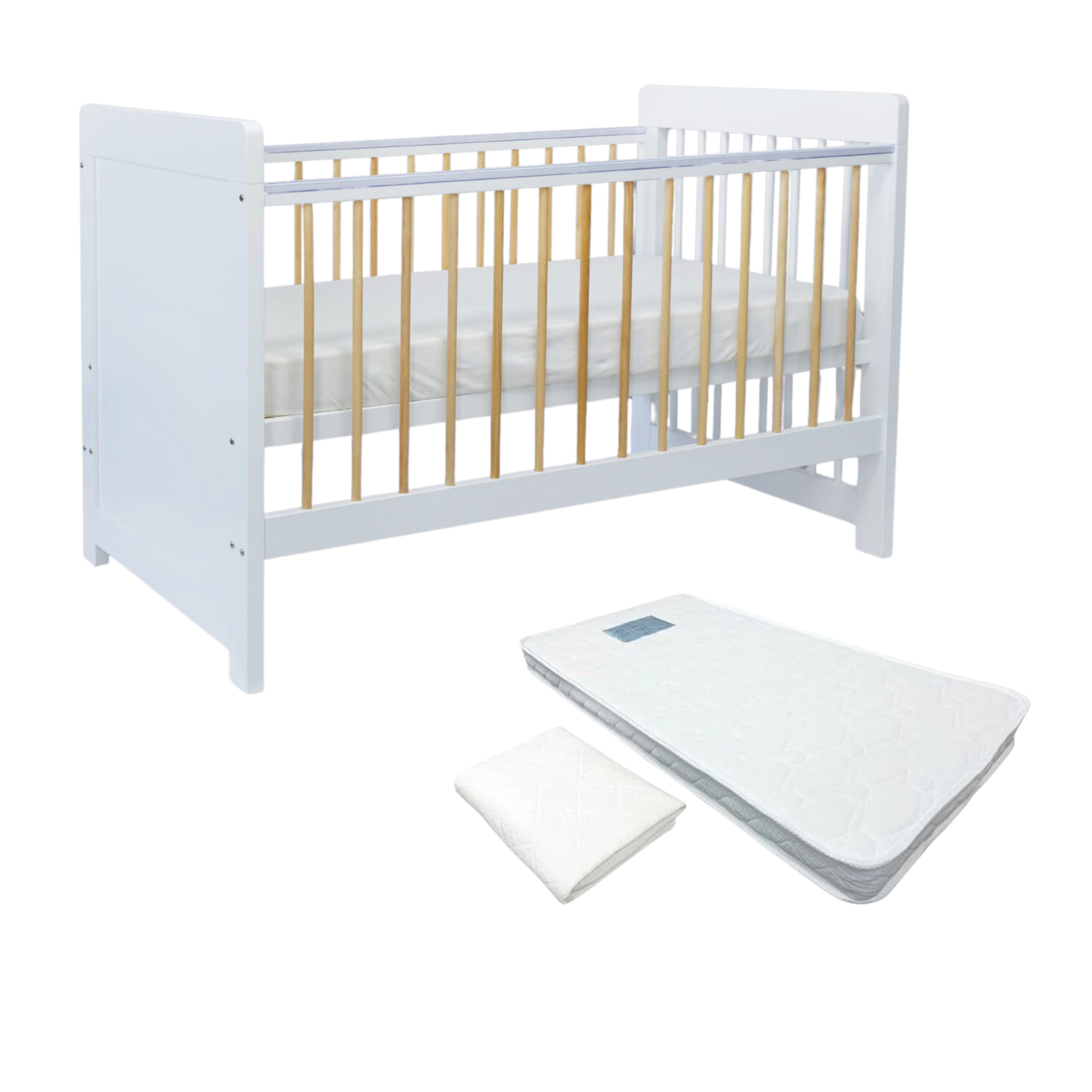 Sweet Pea Ella Cot and Mattress Package FREE Mattress Protector - Tiny Tots Baby Store 