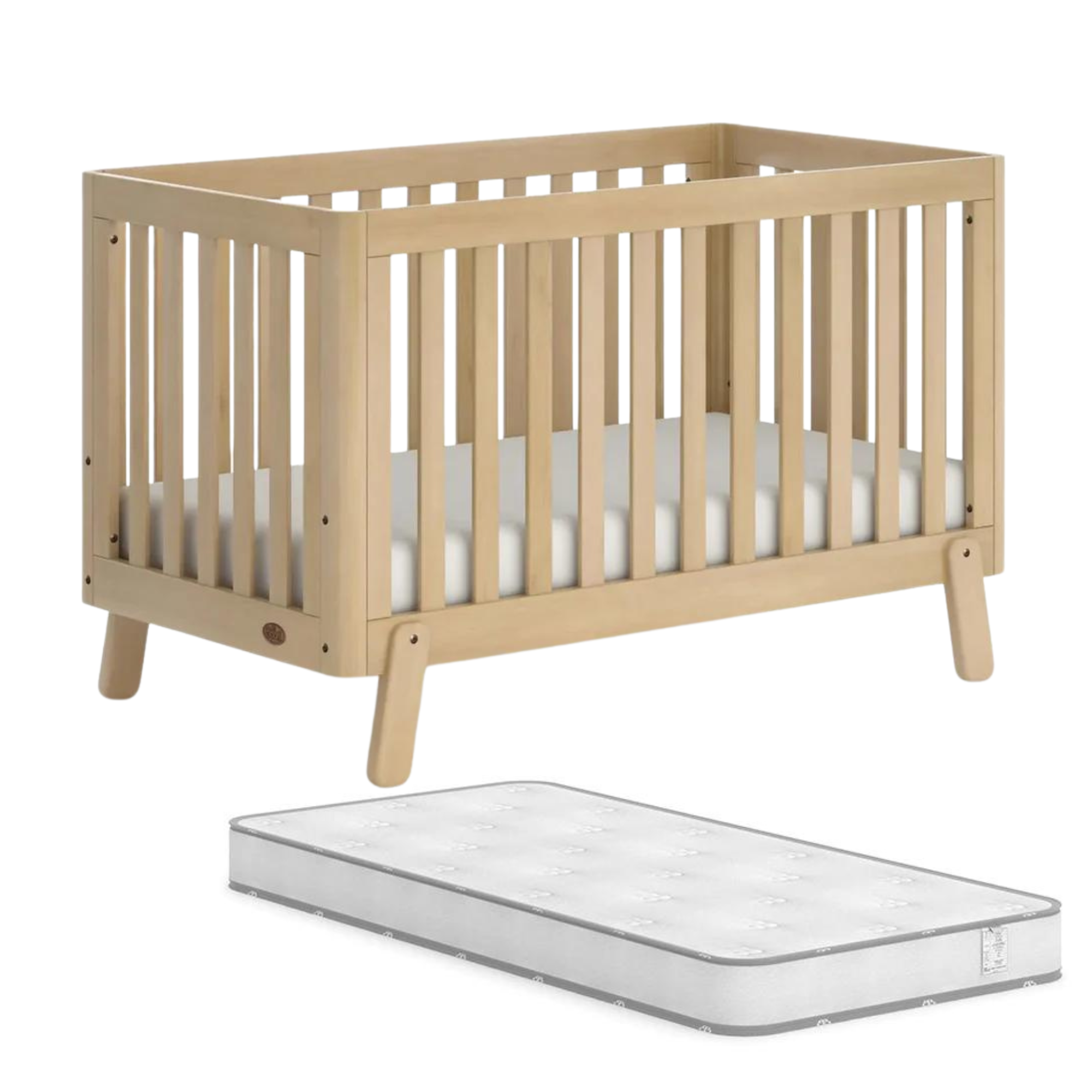 Boori Turin Baby Cot With Mattress - Tiny Tots Baby Store 