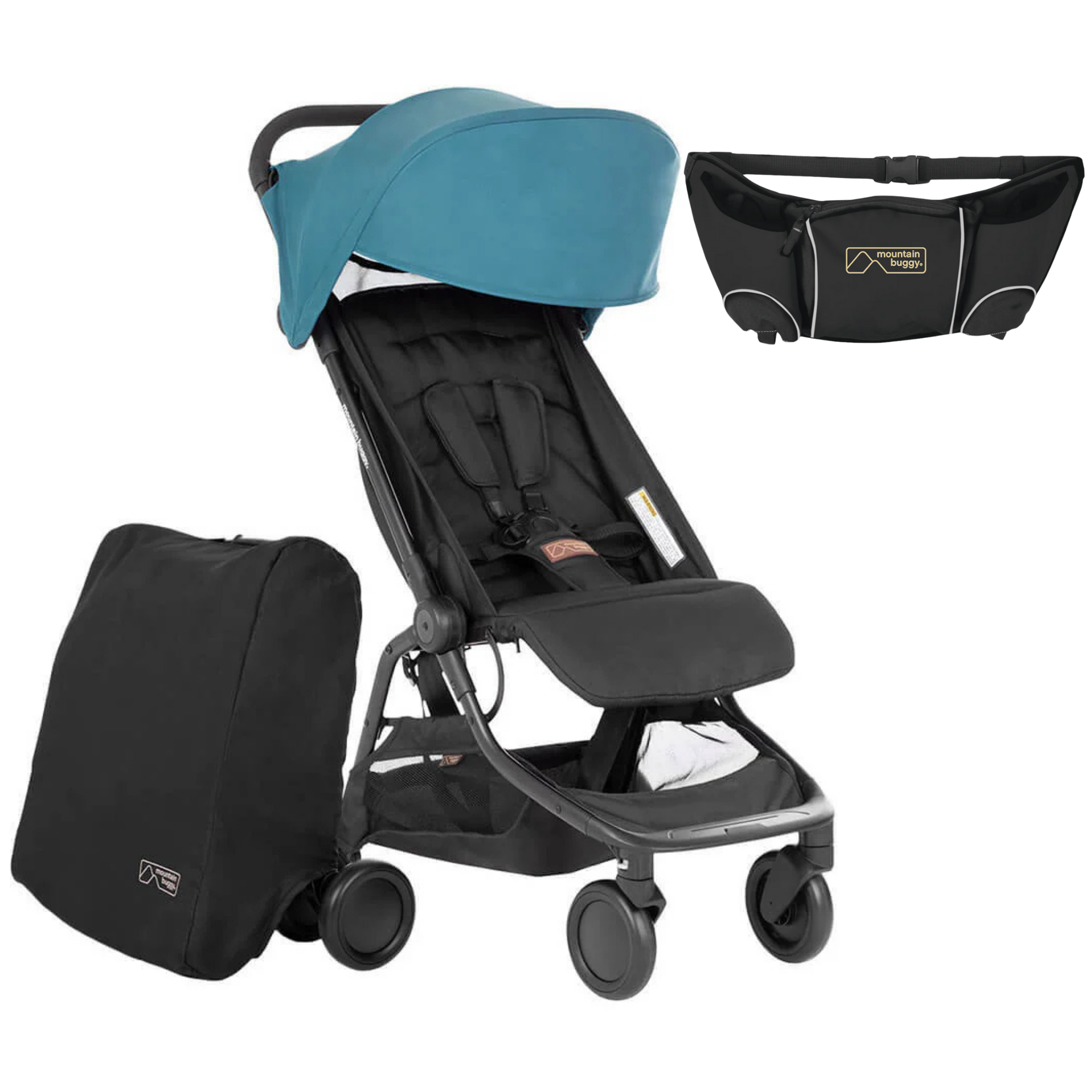 Mountain Buggy nano™ (2020+) V3 Travel Stroller FREE Buggy Pouch - Tiny Tots Baby Store 