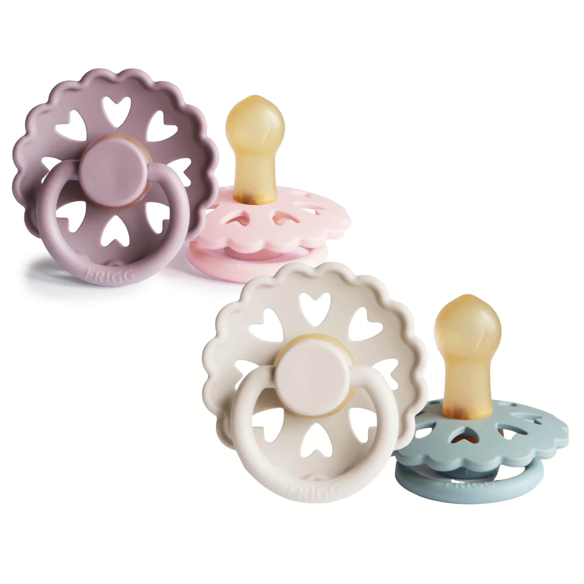 FRIGG Fairytale Pacifier 2 Pack LATEX - Tiny Tots Baby Store 