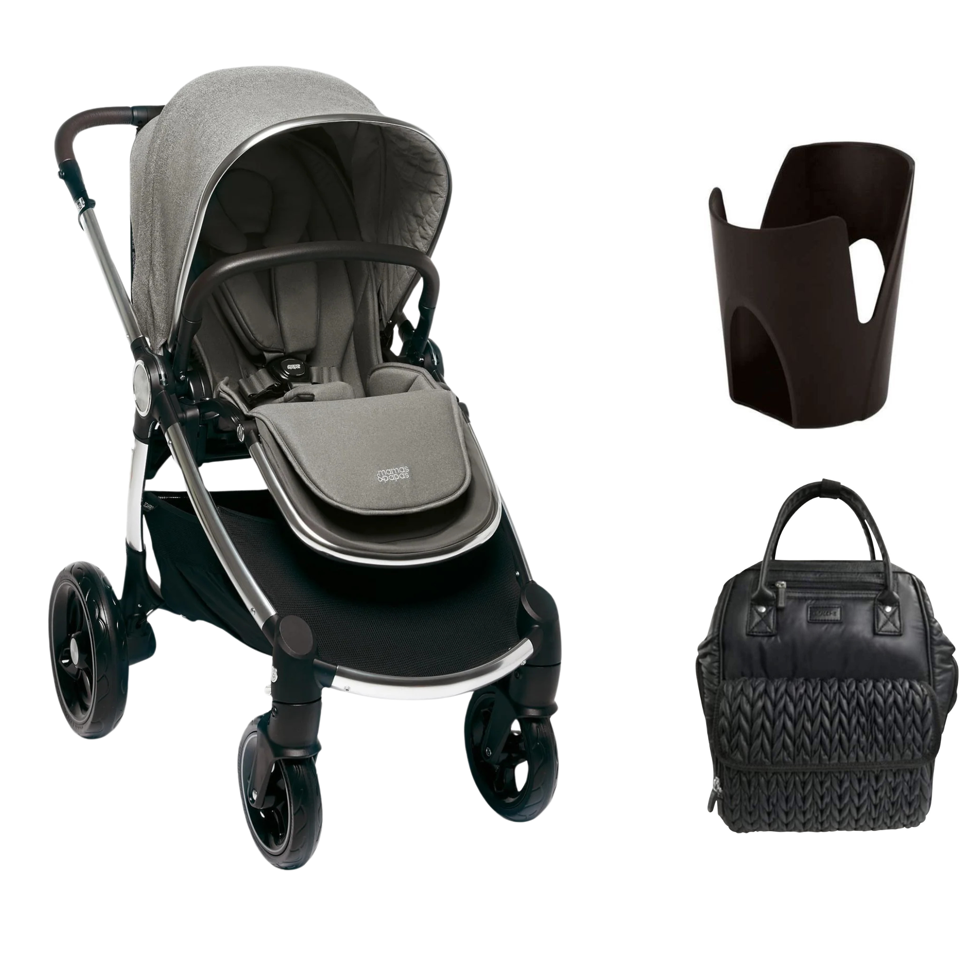 Mamas & Papas Strada Pram -Grey Melange (Black Friday OFFER)