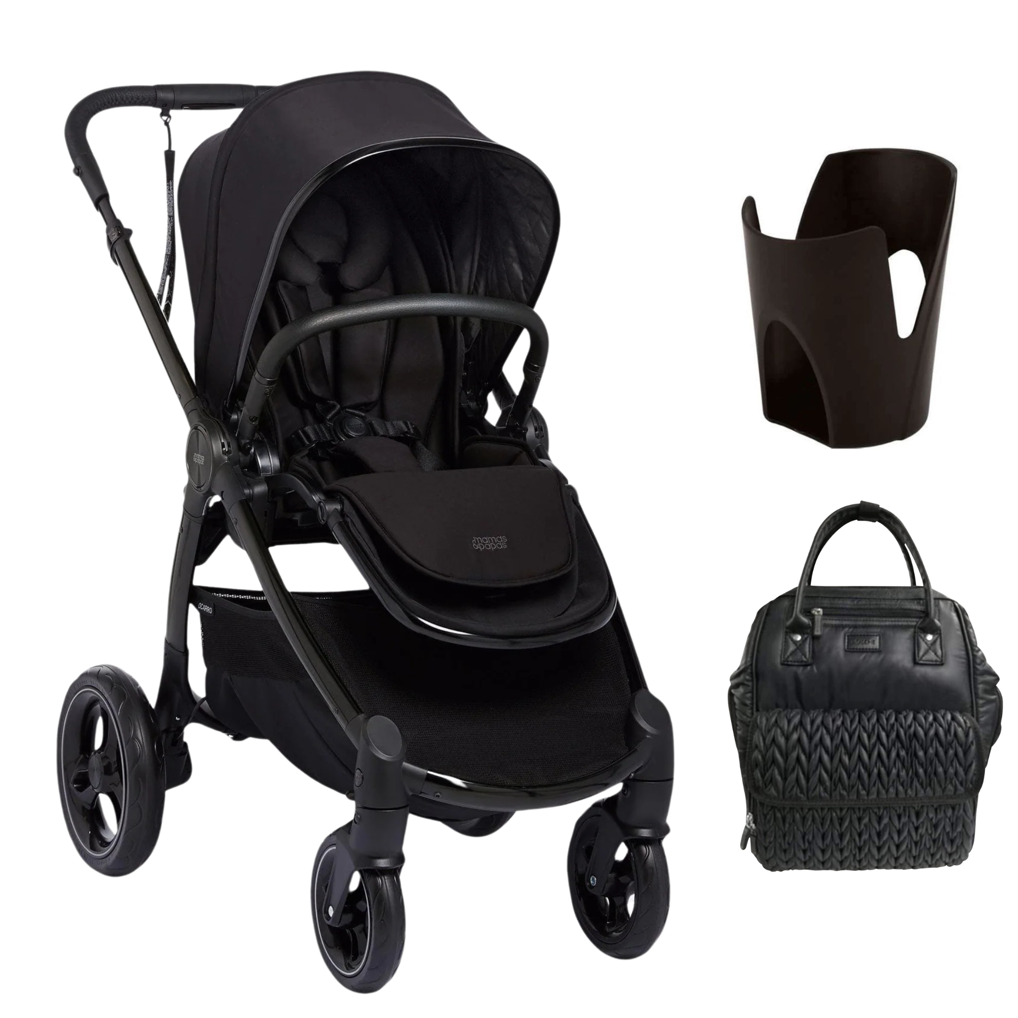 Mamas & Papas Strada Pram - Black Diamond.(Black Friday OFFER) - Tiny Tots Baby Store 