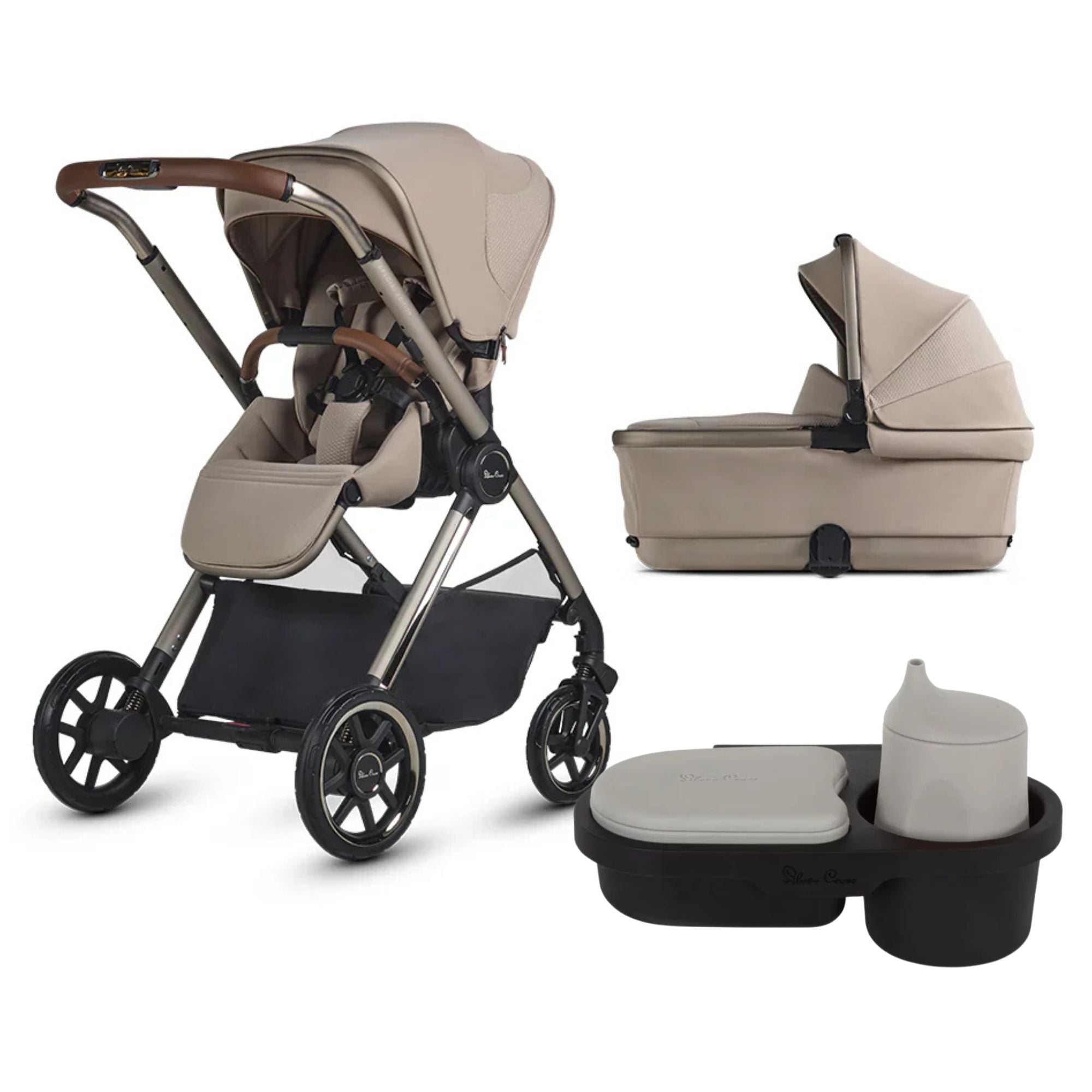 Silver Cross Reef 2 with Carrycot Special Edition – Frappe (Limited Time Offer FREE Snack Tray) ETA Mid Nov - Tiny Tots Baby Store 