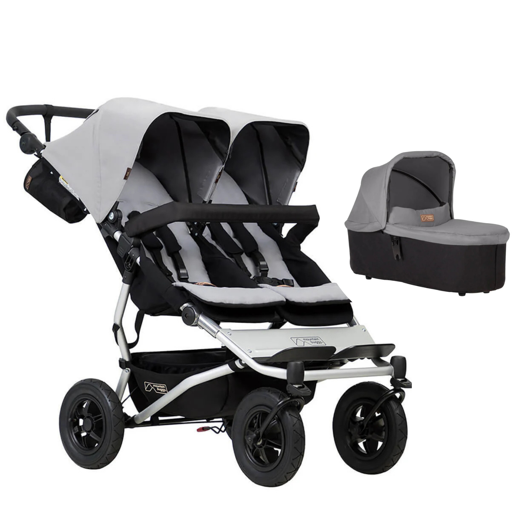 Mountain Buggy duet™ compact side-by-side FREE Mountain Buggy Duet V3 Carrycot Plus