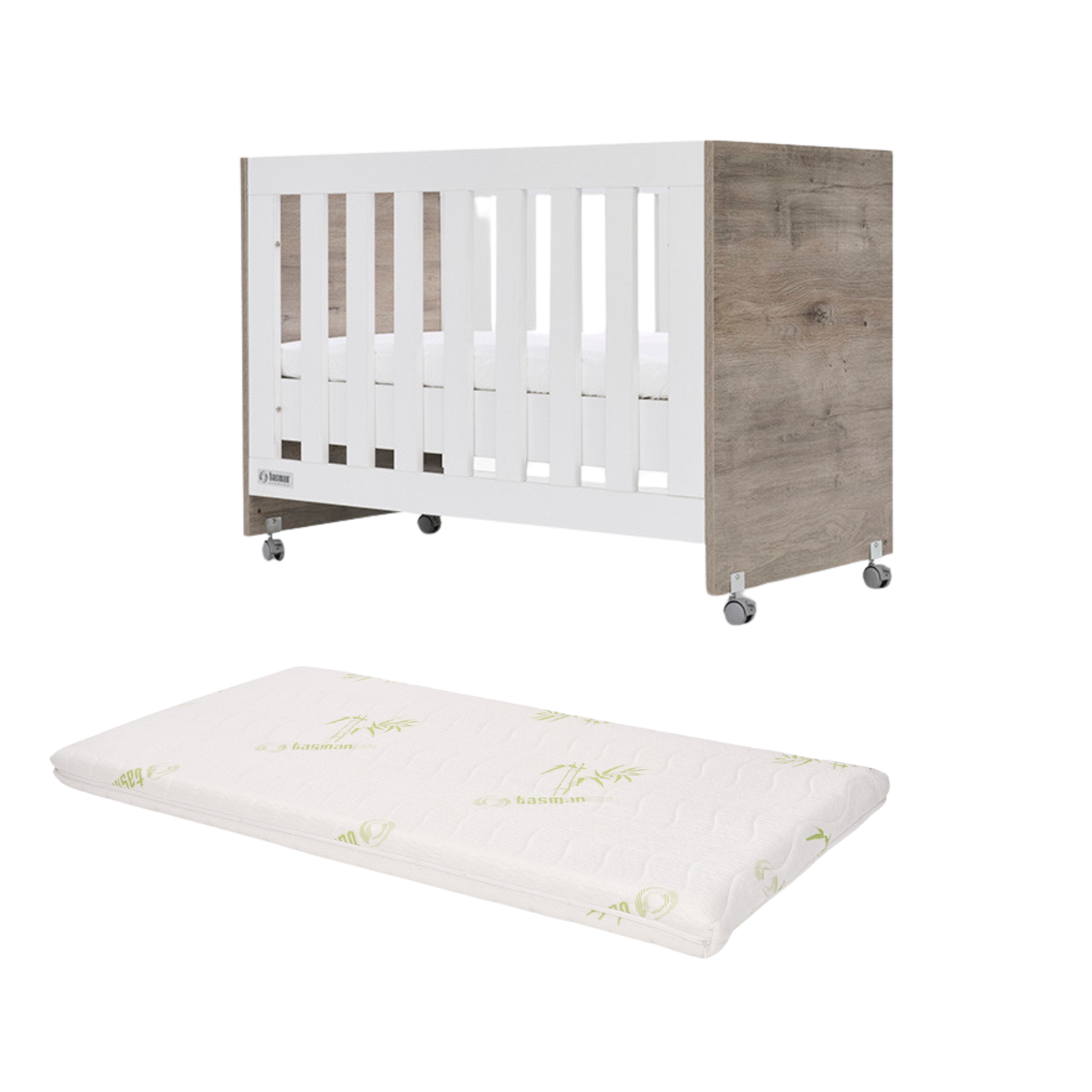 Tasman Eco Eden Compact Cot FOAM Mattress Package - Tiny Tots Baby Store 