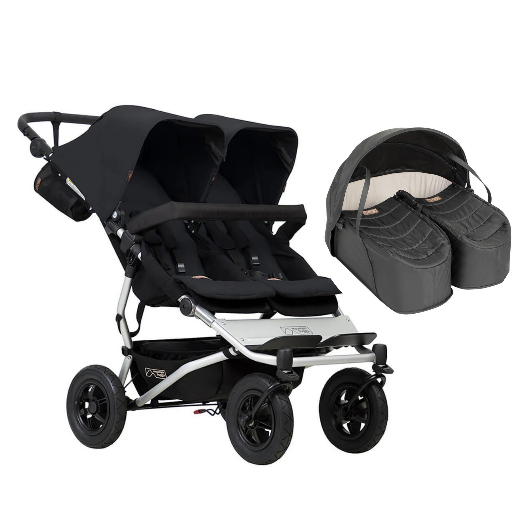 Mountain Buggy duet™ buggy and cocoon™ for twins bundle - Tiny Tots Baby Store 