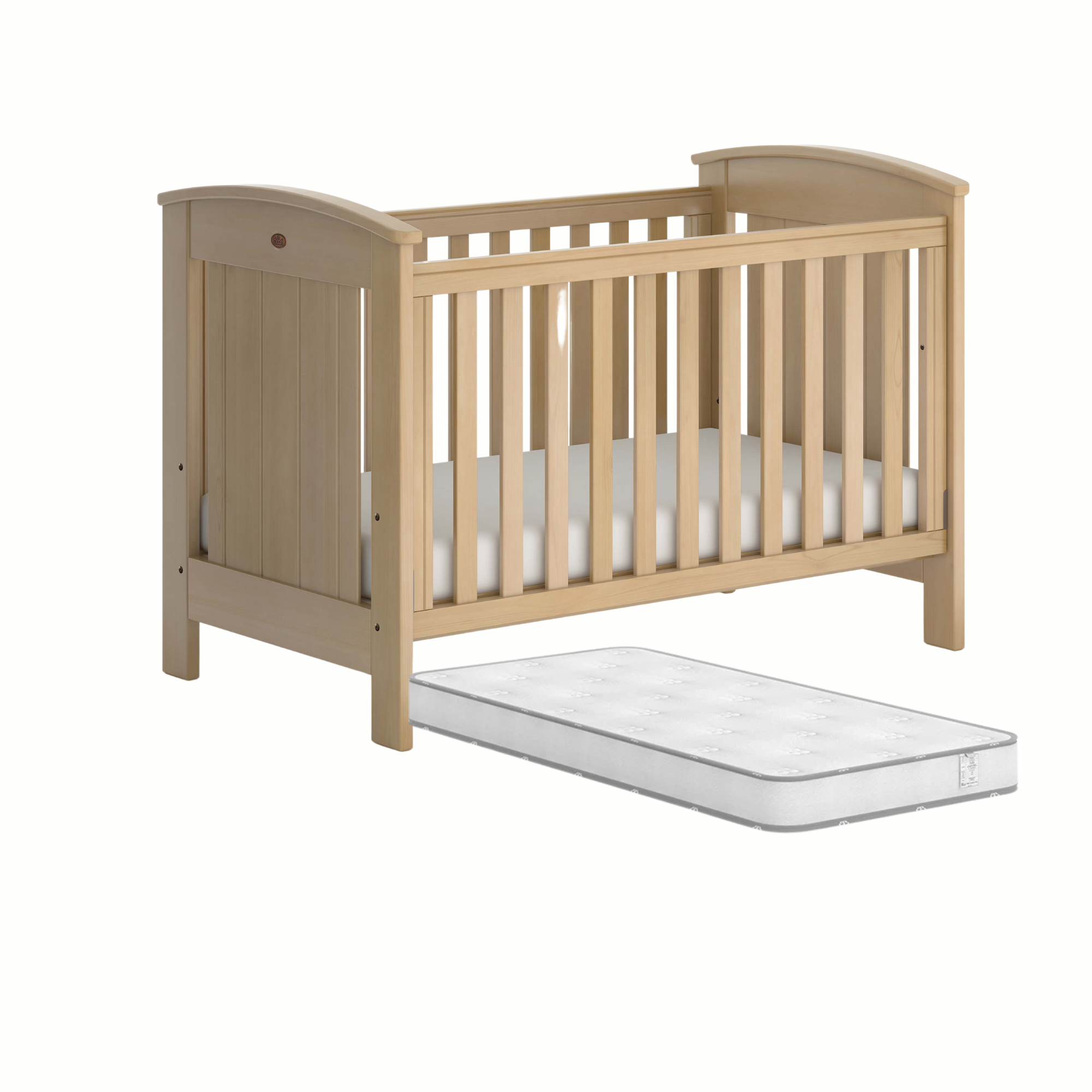 Boori Casa Baby Cot - Dropside Cot & Mattress Package