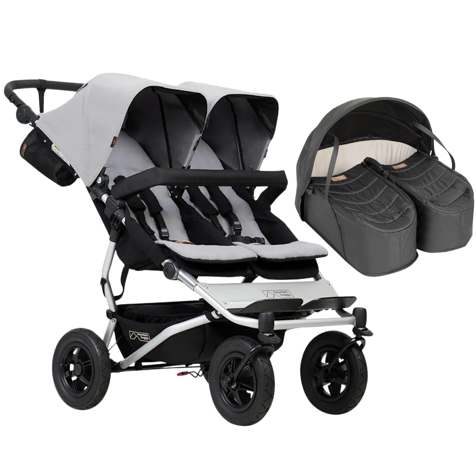 Mountain Buggy duet™ buggy and cocoon™ for twins bundle - Tiny Tots Baby Store 