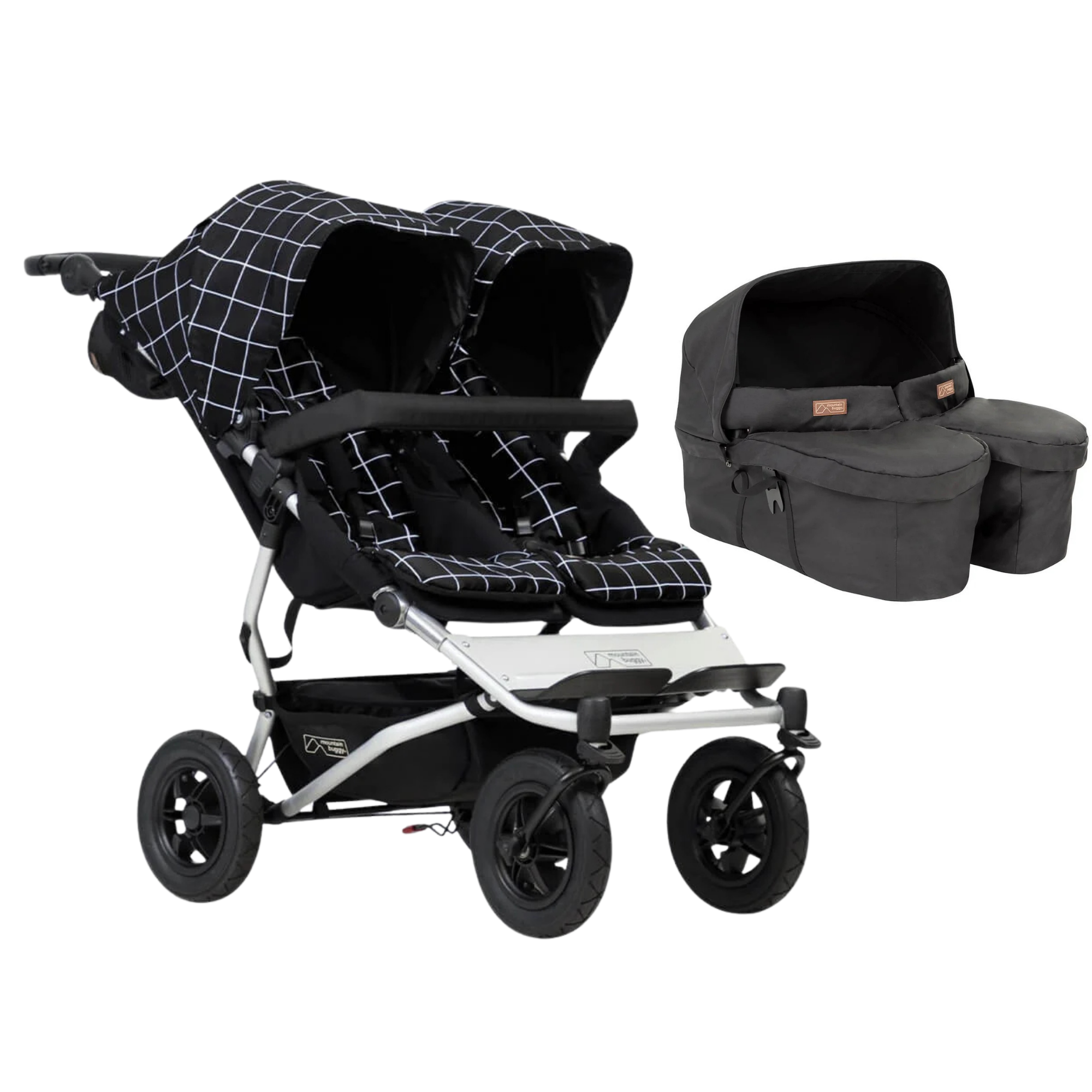 Mountain Buggy duet™ buggy and carrycot plus™ for twins bundle - Tiny Tots Baby Store 