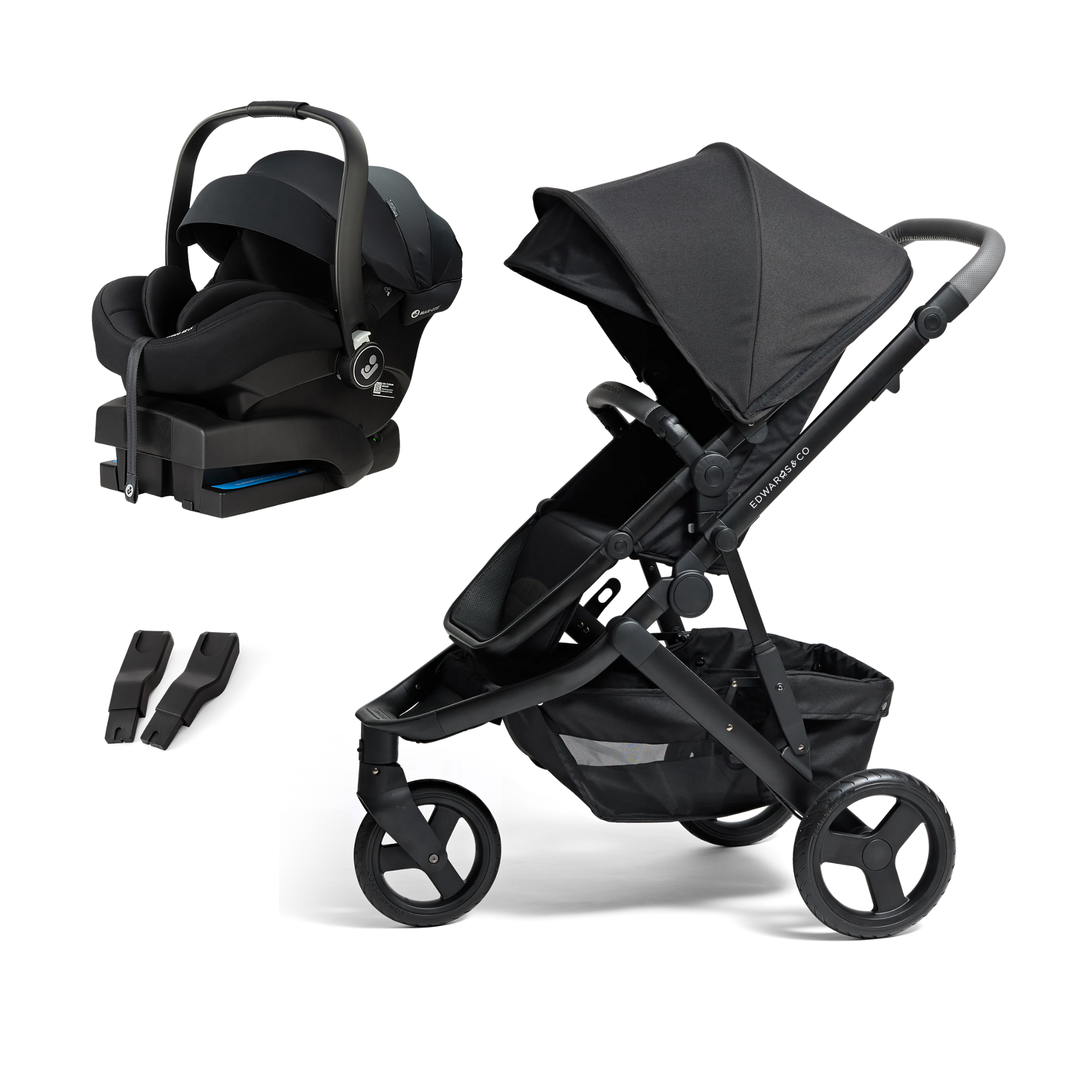 Edwards & Co Oscar M2 Travel System | Maxi Cosi Mico 12 LX Capsule (sale ends 21/6) - Tiny Tots Baby Store 