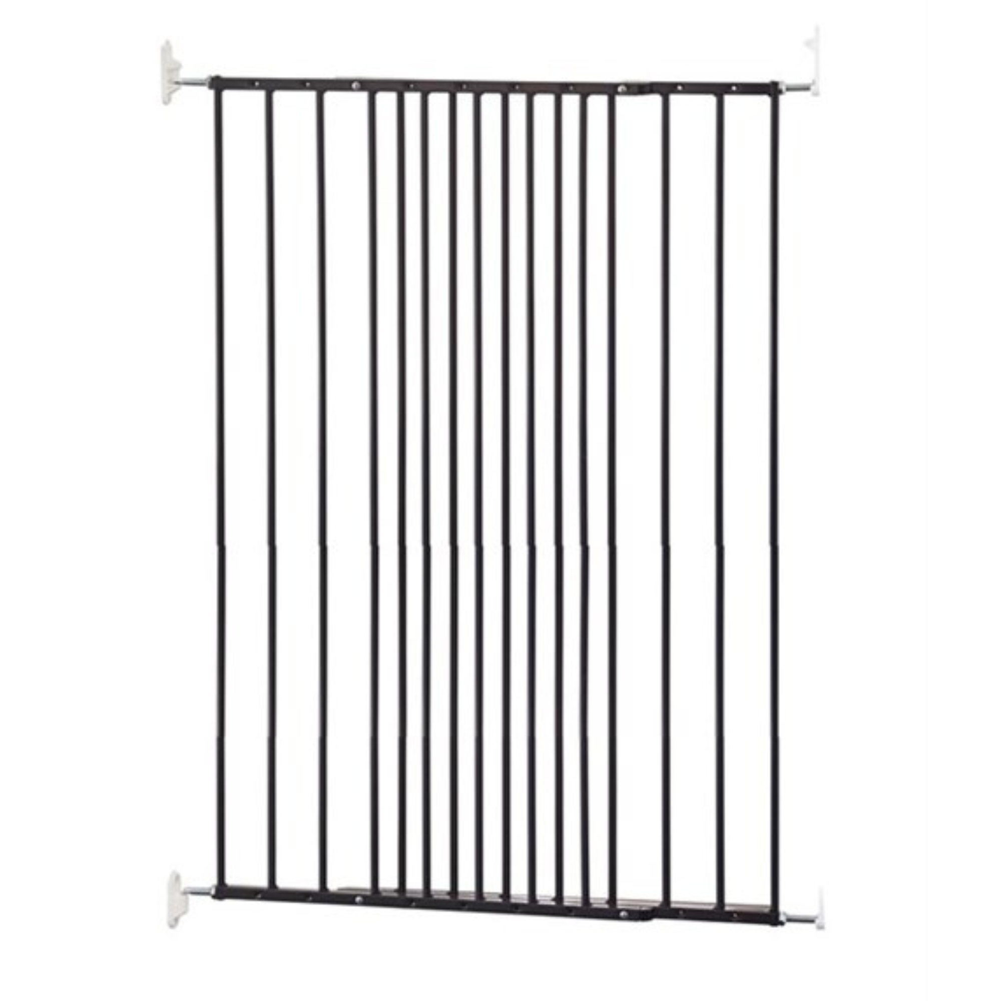 DogSpace CHARLIE extra tall extending metal PET gate BLACK - Tiny Tots Baby Store 