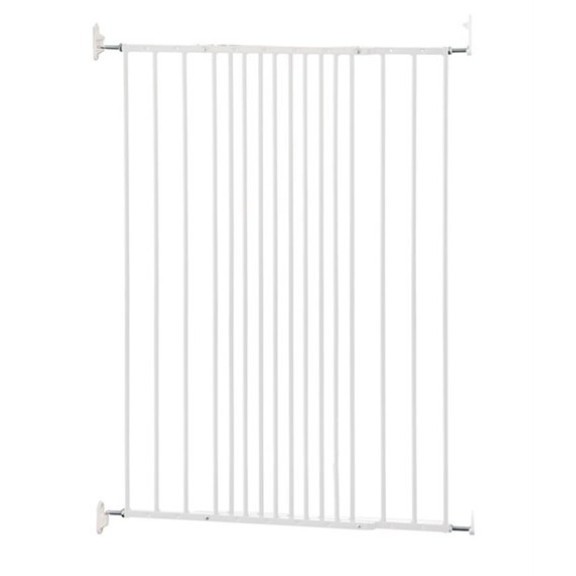 DogSpace CHARLIE extra tall extending metal Pet gate, WHITE - Tiny Tots Baby Store 