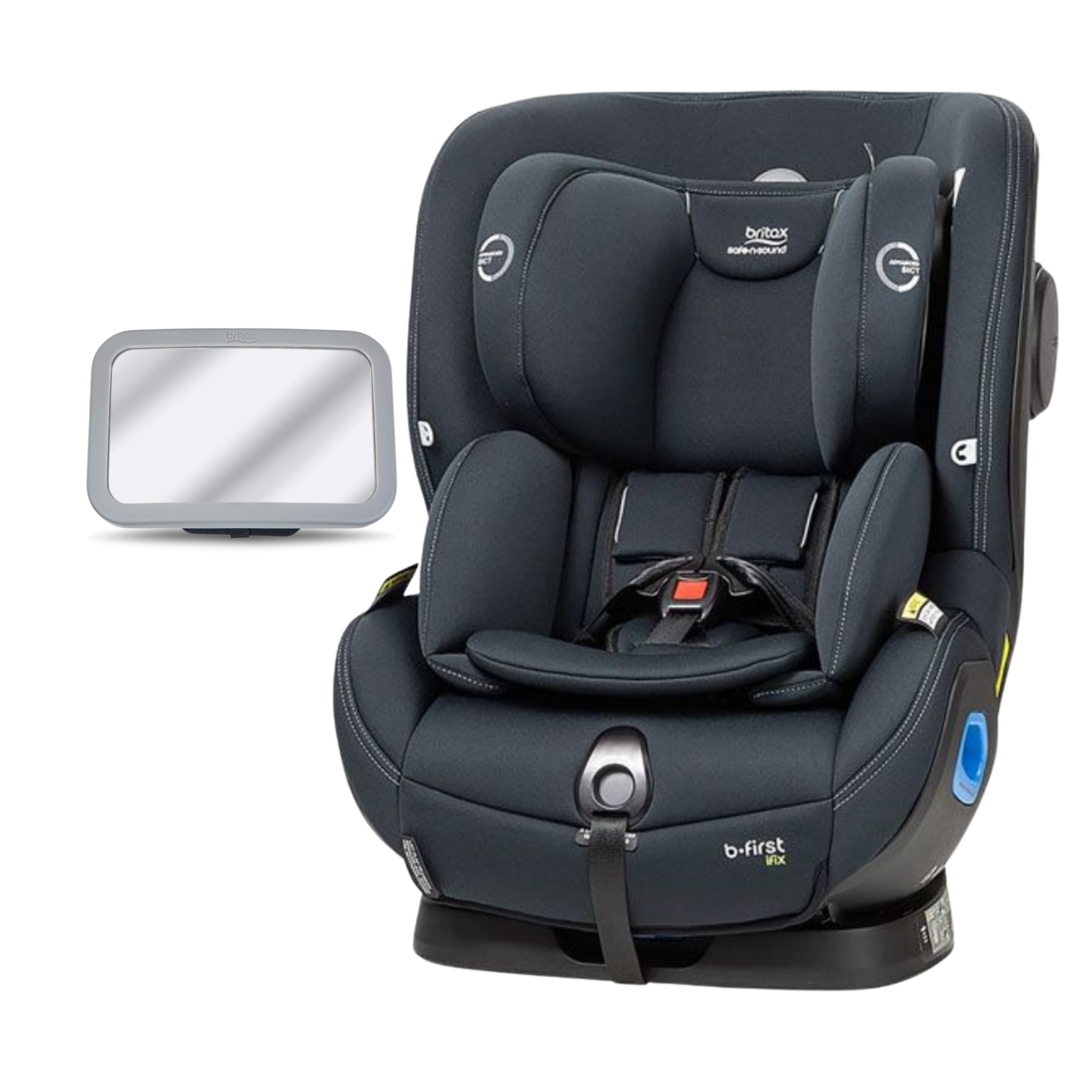 Britax Safe-n-Sound B-first IFix Black TEX Free Mirror Worth $39.95