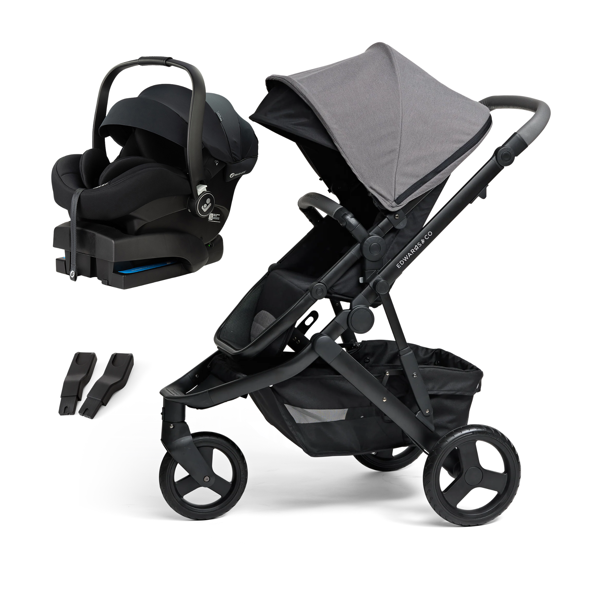 Edwards & Co Oscar M2 Travel System | Maxi Cosi Mico 12 LX Capsule (sale ends 21/6) - Tiny Tots Baby Store 