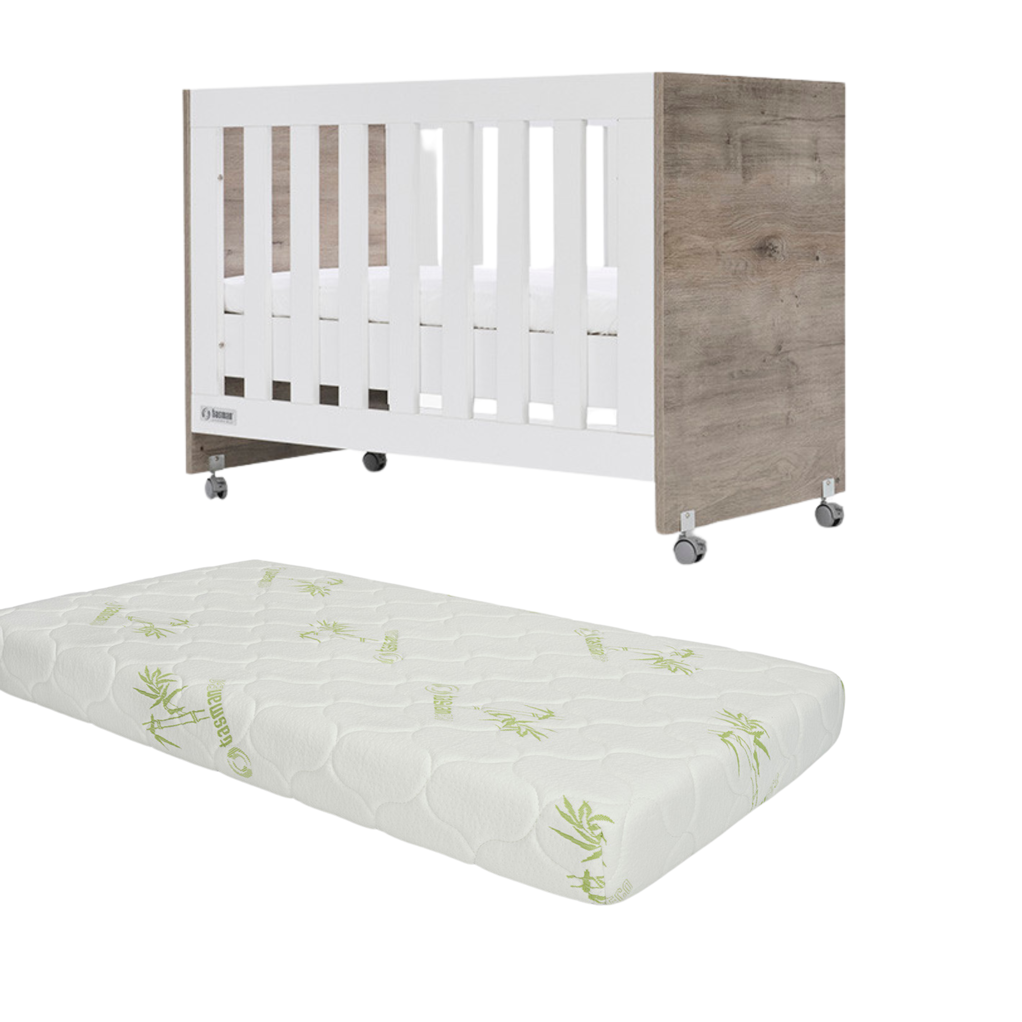 Tasman Eco Eden Compact Cot Pocket SPRING Mattress Package - Tiny Tots Baby Store 