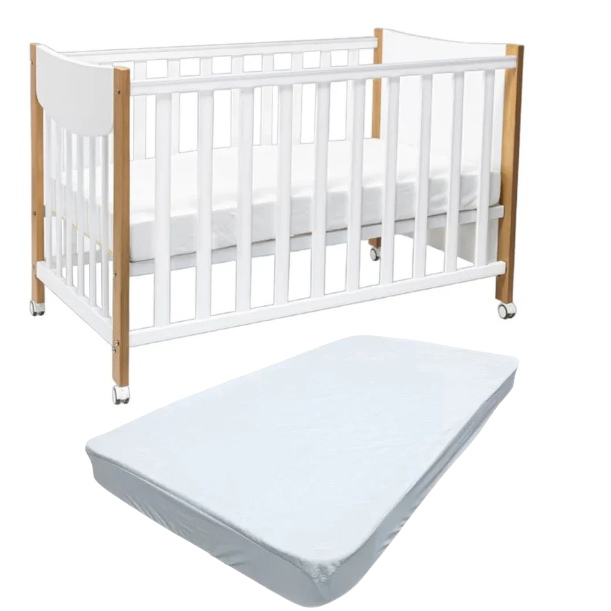 Sweet Pea Lucas compact cot  Mattress Package - Tiny Tots Baby Store 