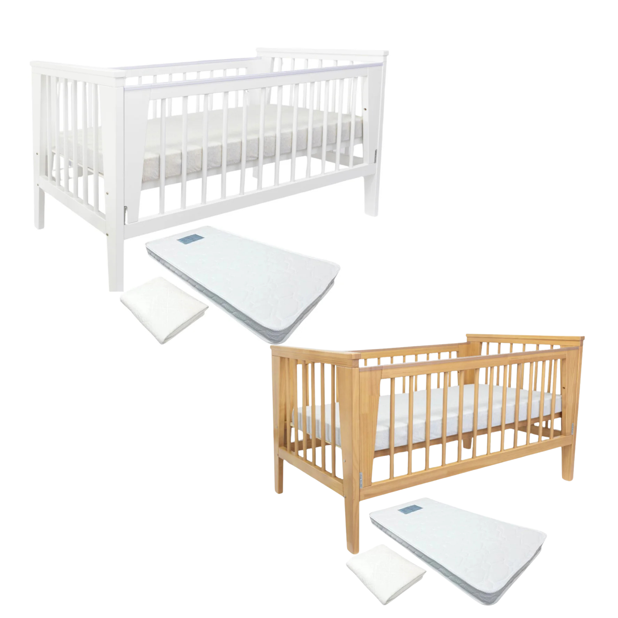 Sweet Pea Emma cot and mattress packages FREE Mattress protector - Tiny Tots Baby Store 