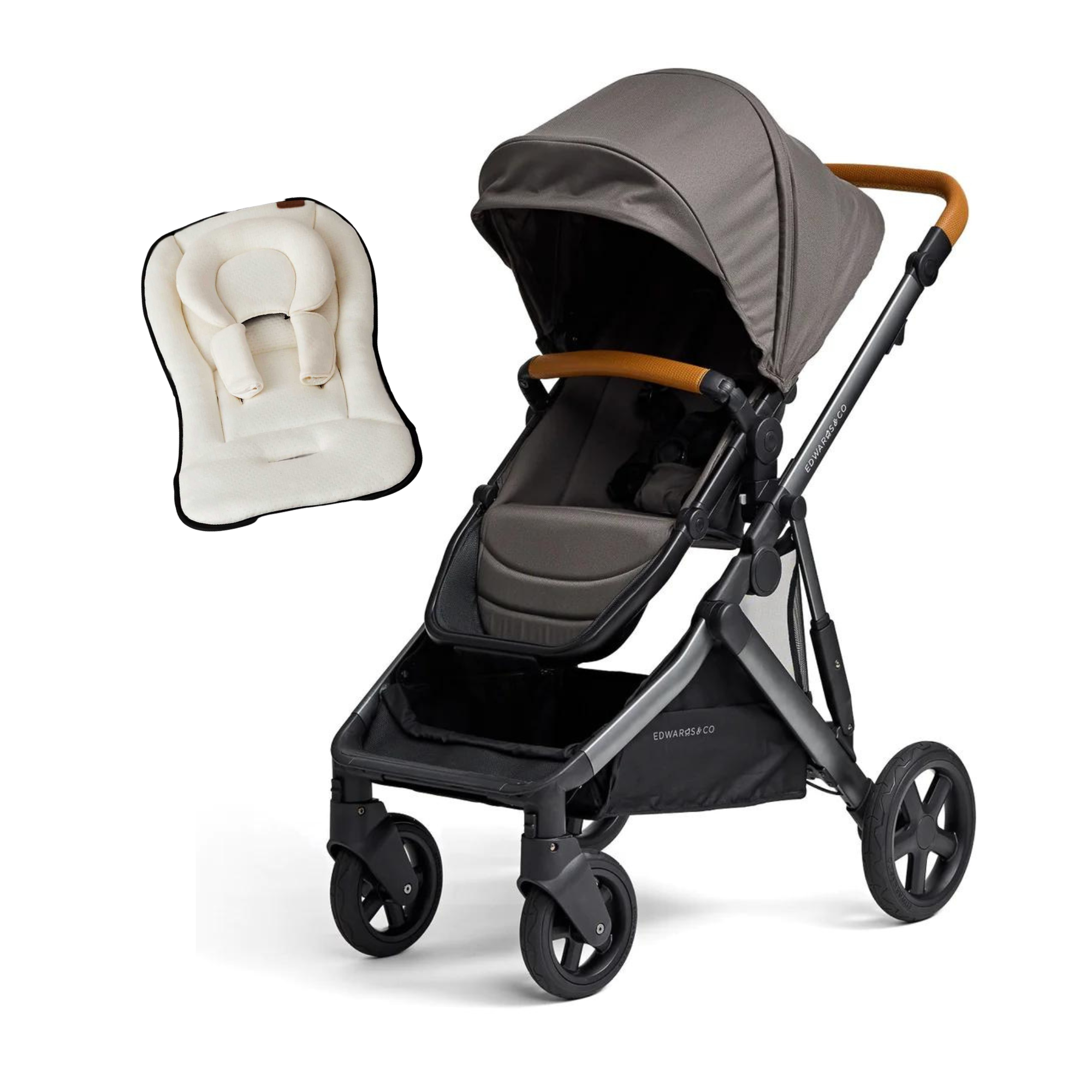 Edwards & Co Olive Stroller FREE Infant Insert (sale ends 21/6) - Tiny Tots Baby Store 
