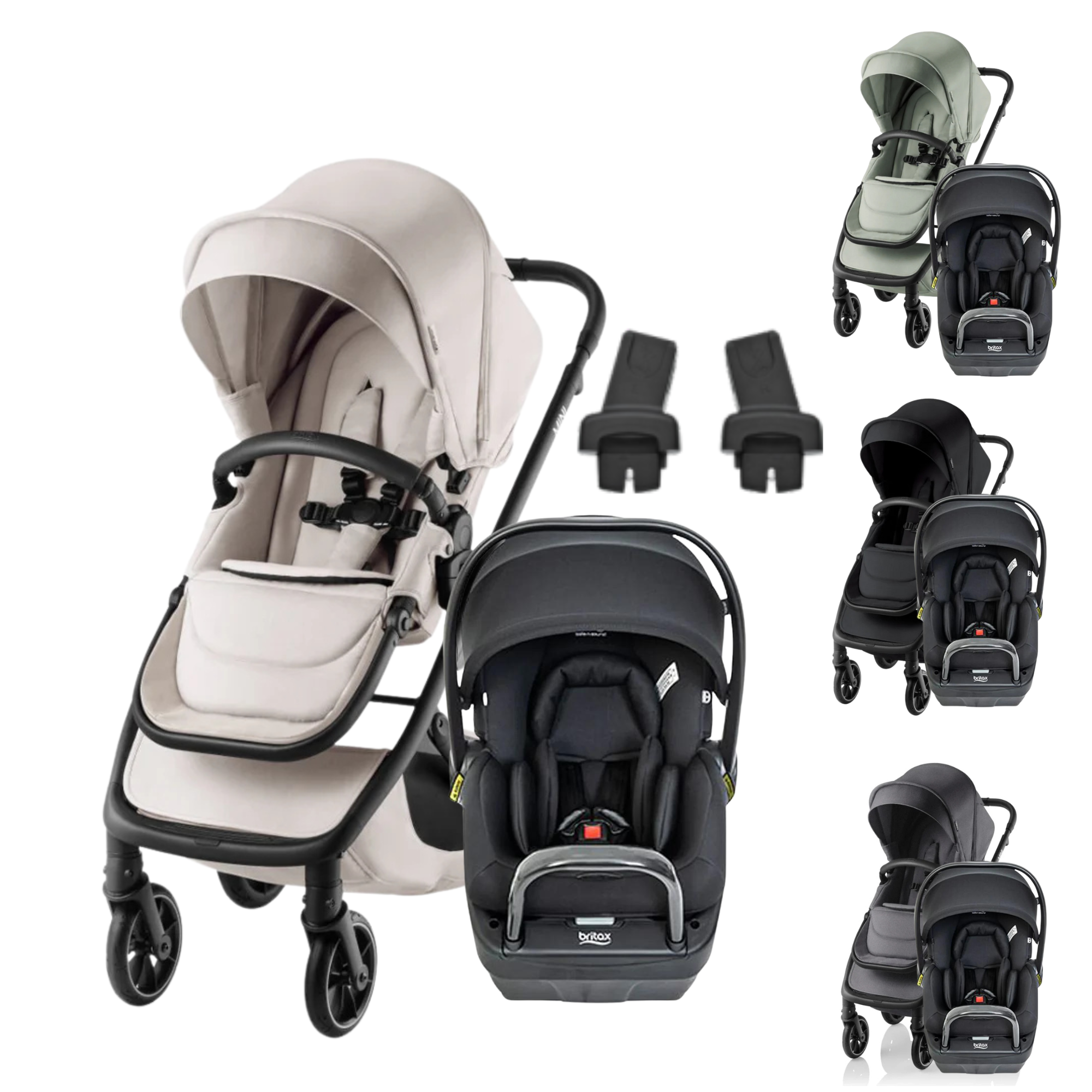 Britax Mini Stroller and BPod Lite Package FREE Capsule adapters - Tiny Tots Baby Store 