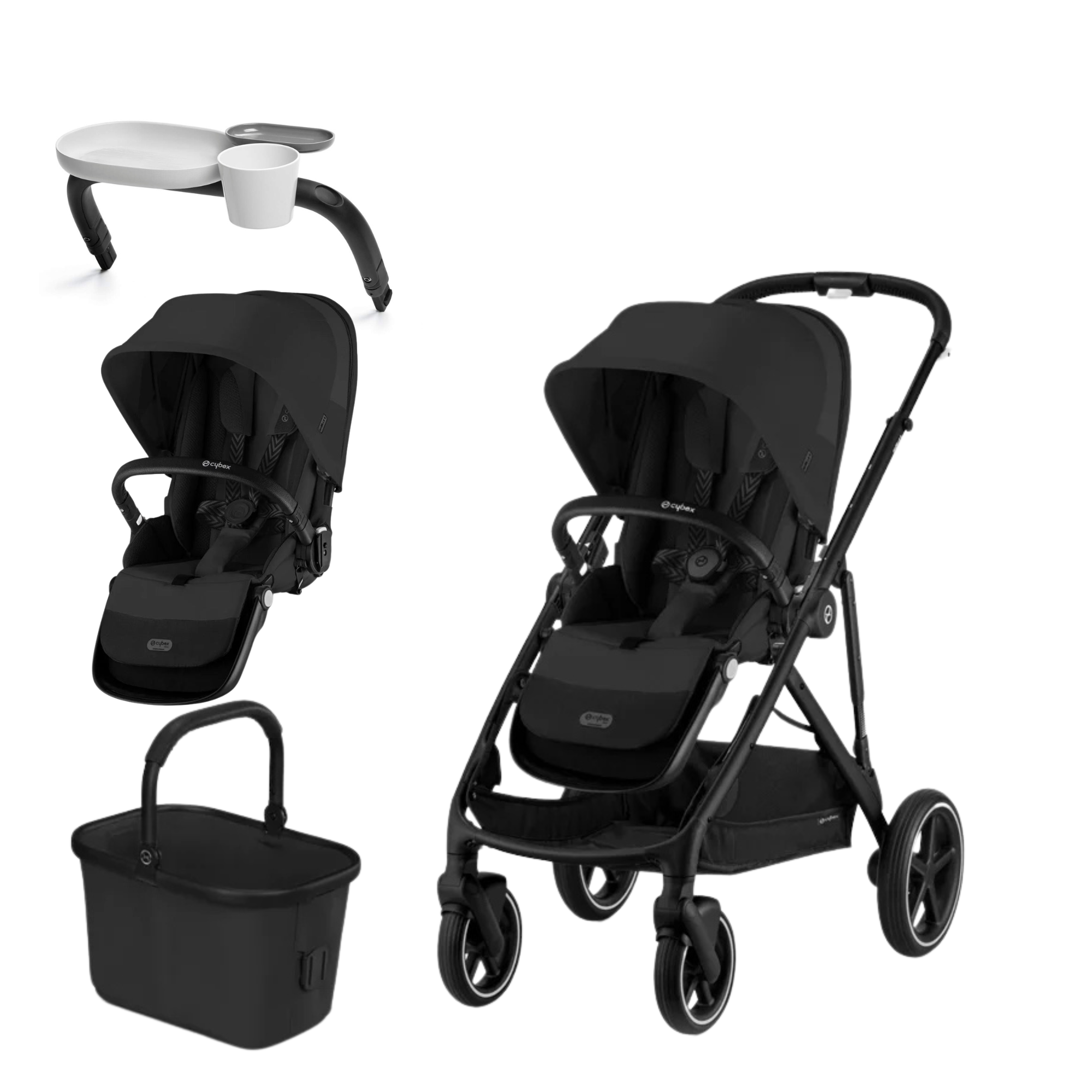 Cybex Gazelle S Stroller with Second Seat Limited time FREE Snack tray - Tiny Tots Baby Store 