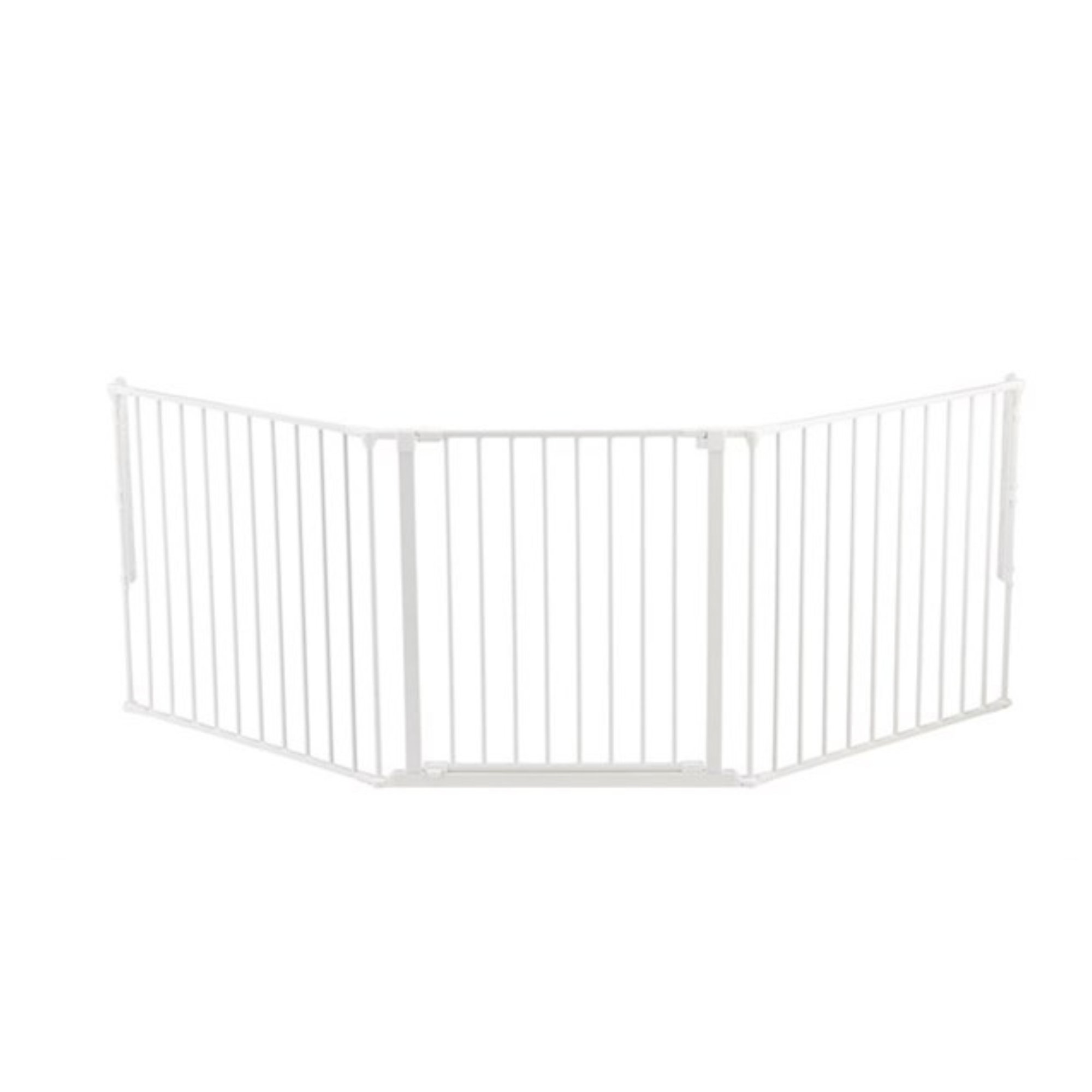 DogSpace Max L multi expandable metal Pet gate, white - Tiny Tots Baby Store 