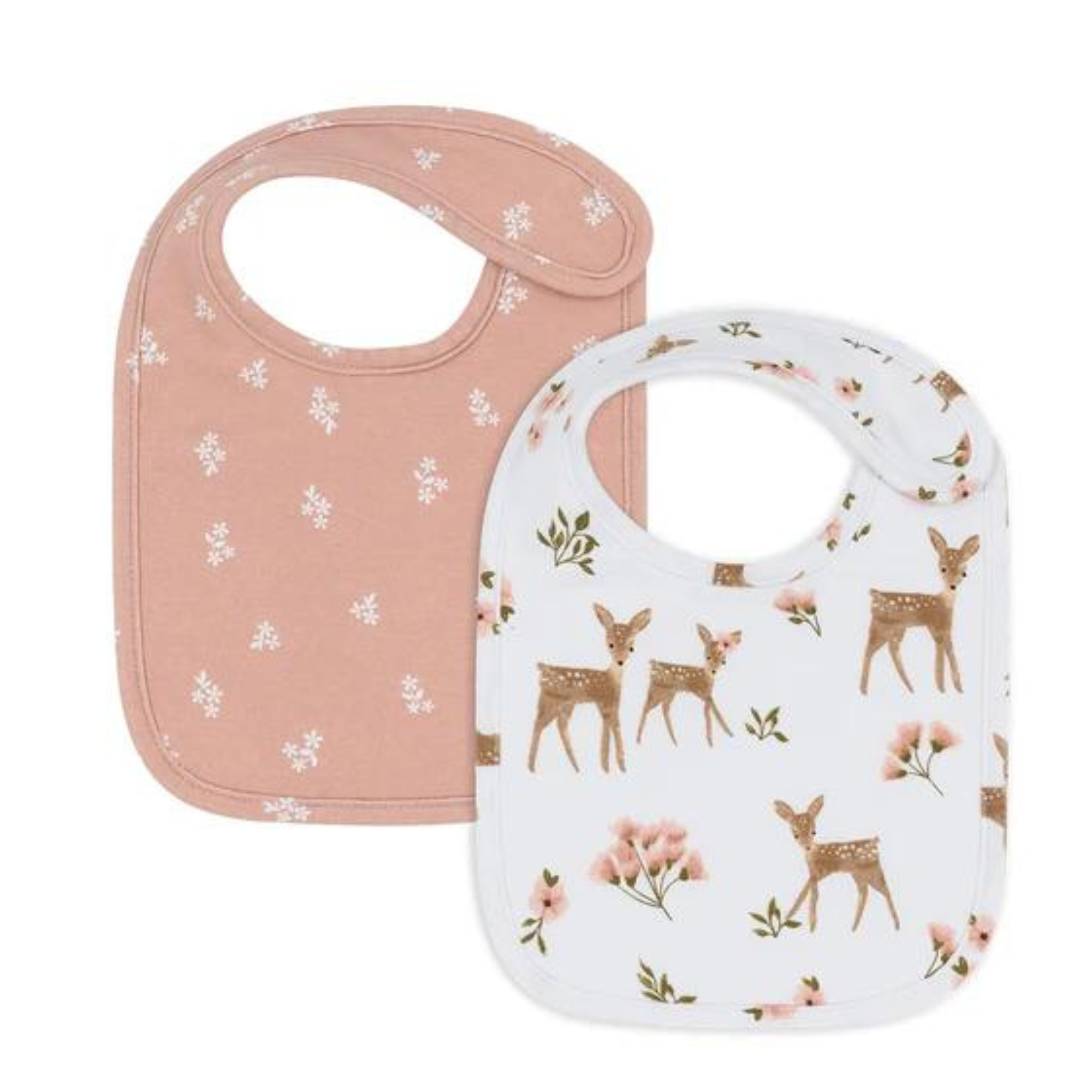 Living Textiles 2pk Bibs - Sophia's Garden - Tiny Tots Baby Store 