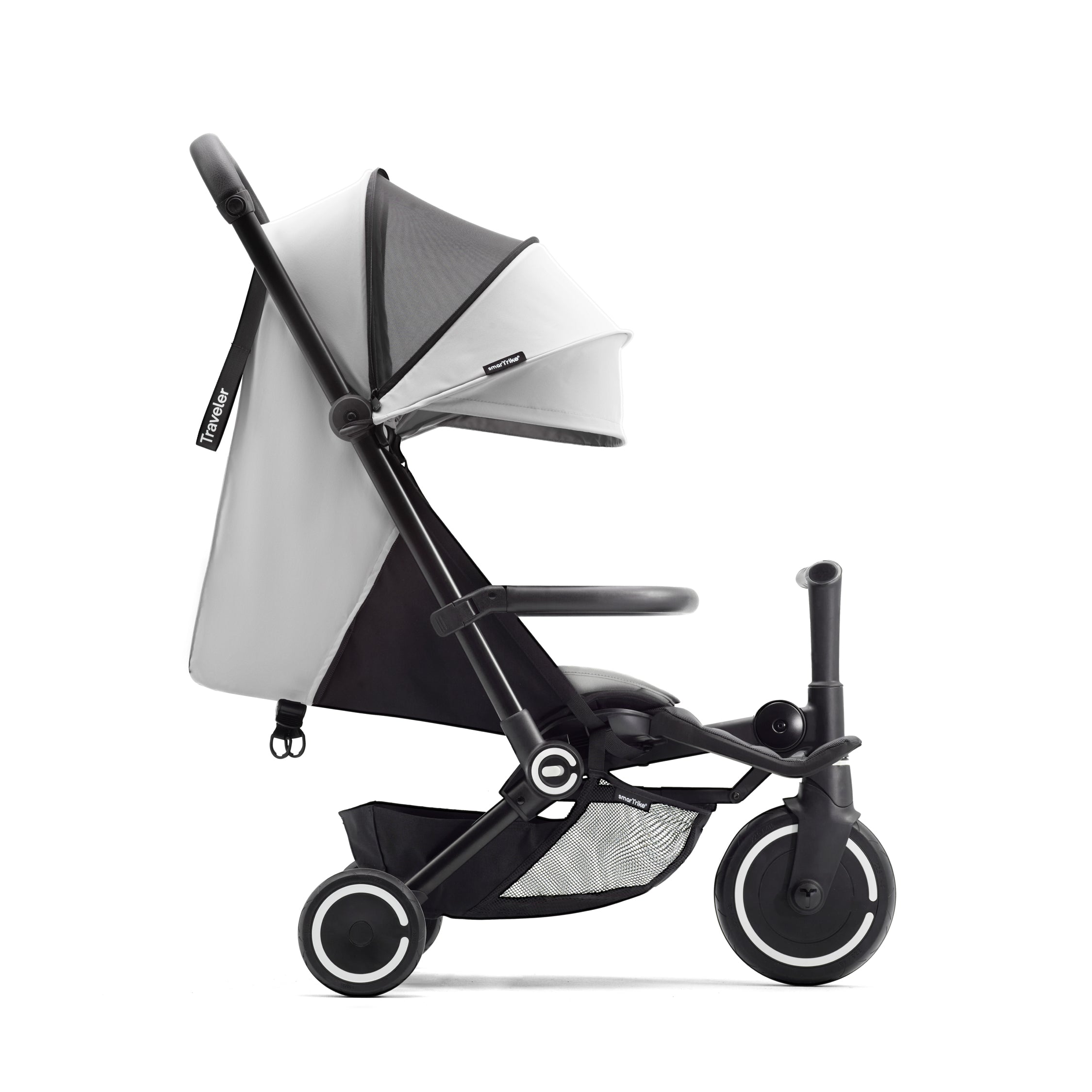 SmartTrike Traveler Stroller Off White - Tiny Tots Baby Store 