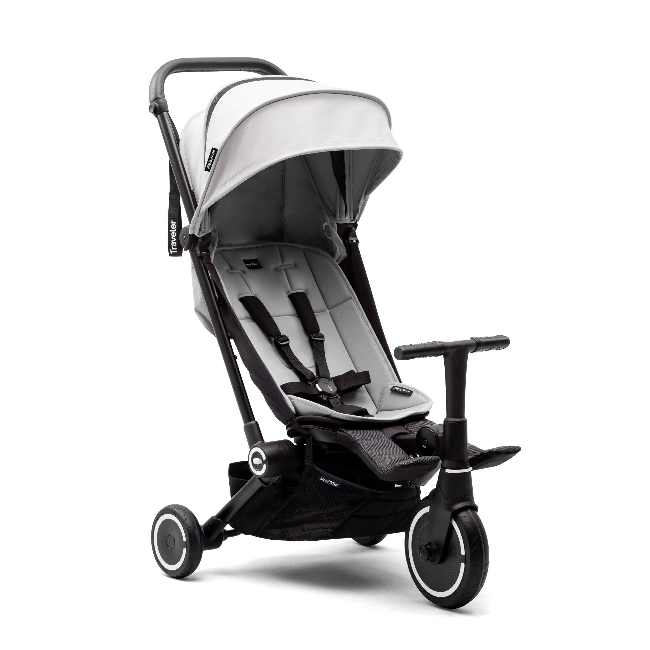 SmartTrike Traveler Stroller Off White - Tiny Tots Baby Store 