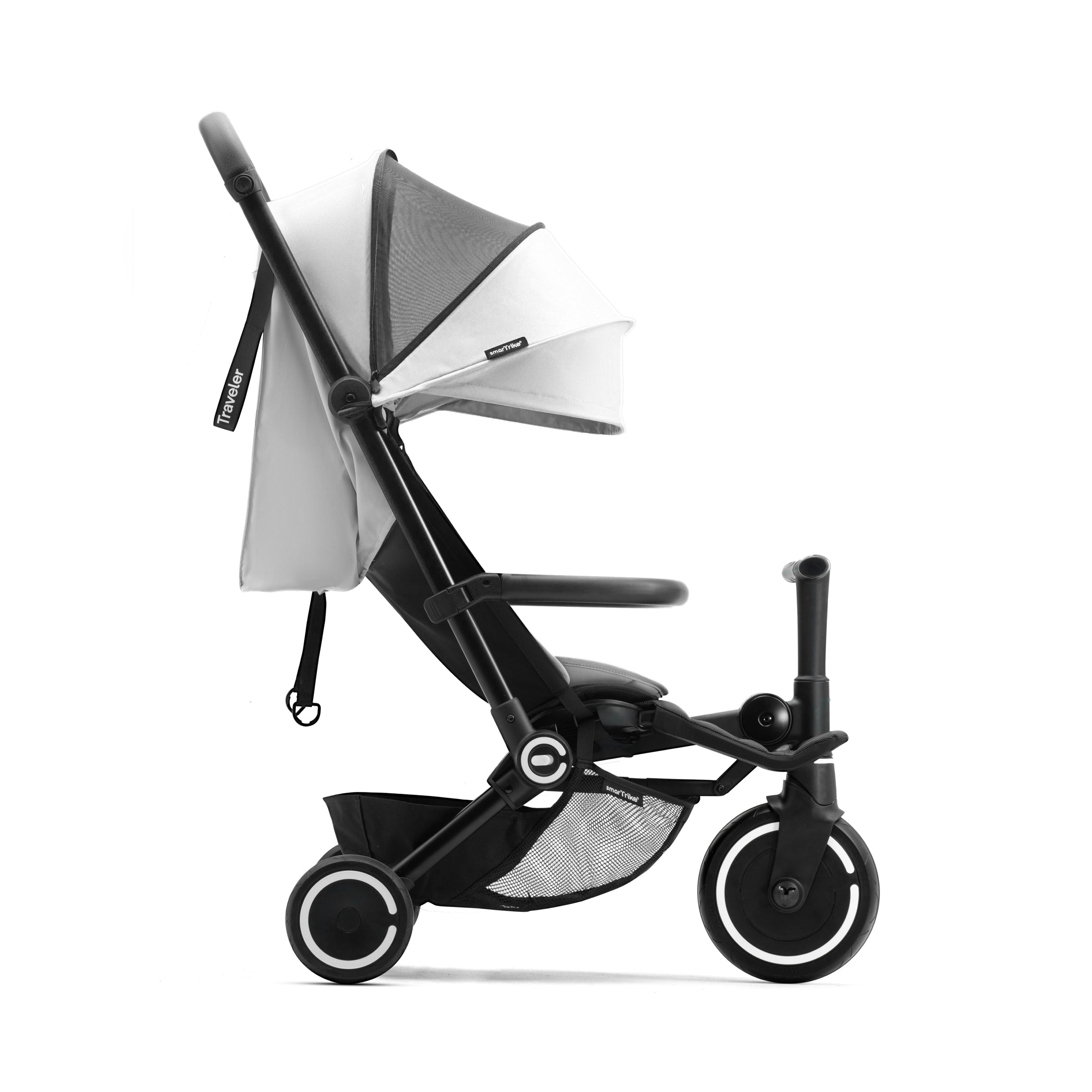 SmartTrike Traveler Stroller Off White - Tiny Tots Baby Store 