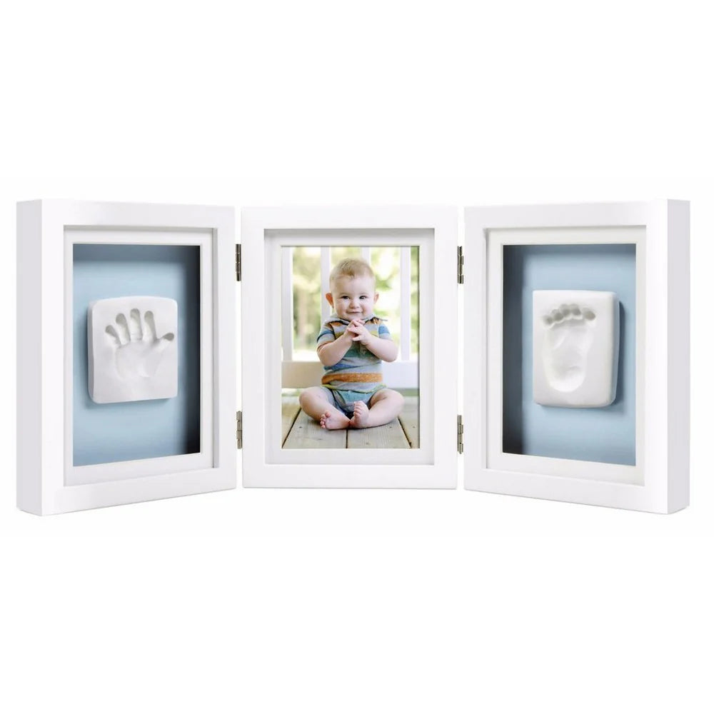 Pearhead Babyprints Deluxe Desktop Frame - White - Tiny Tots Baby Store 