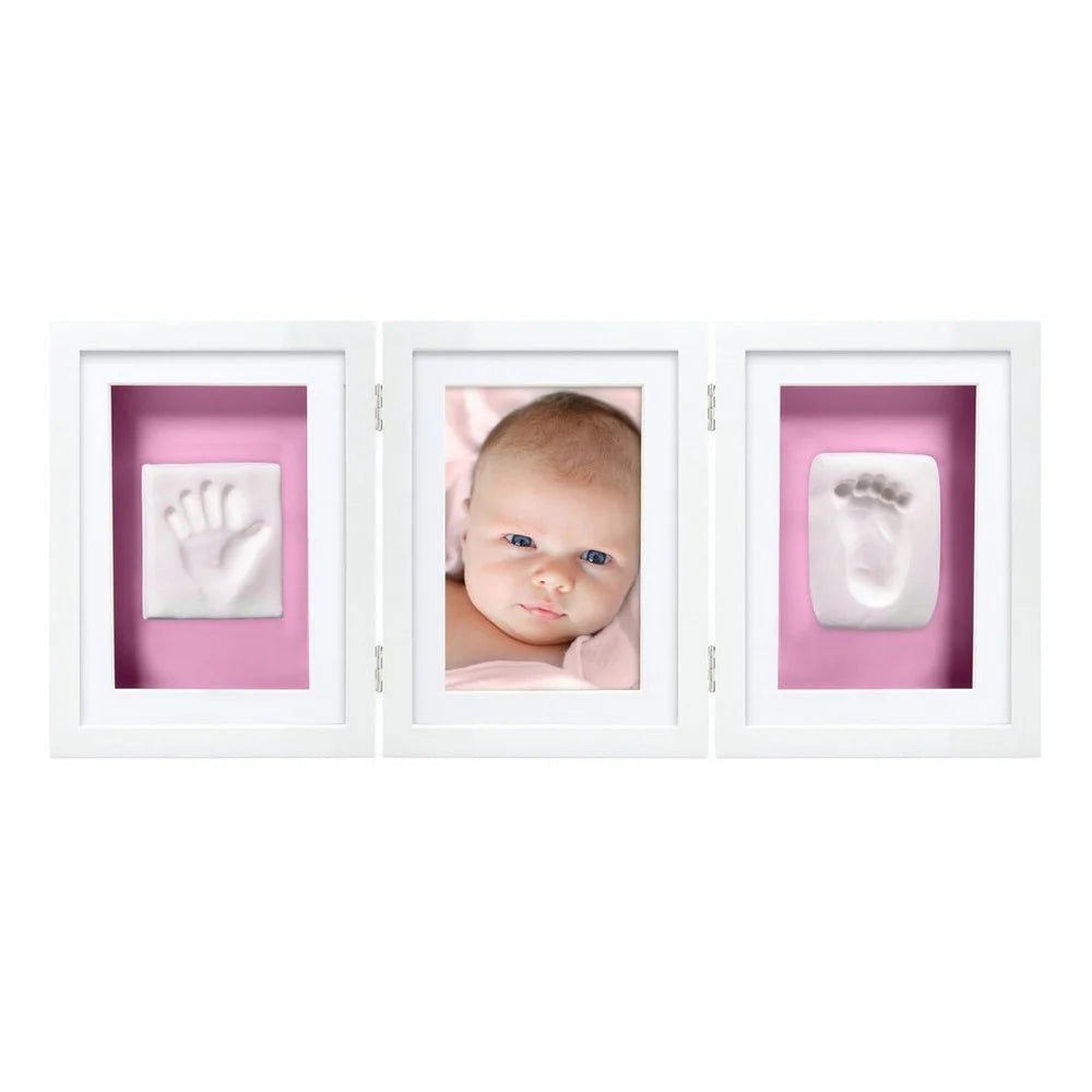 Pearhead Babyprints Deluxe Desktop Frame - White - Tiny Tots Baby Store 