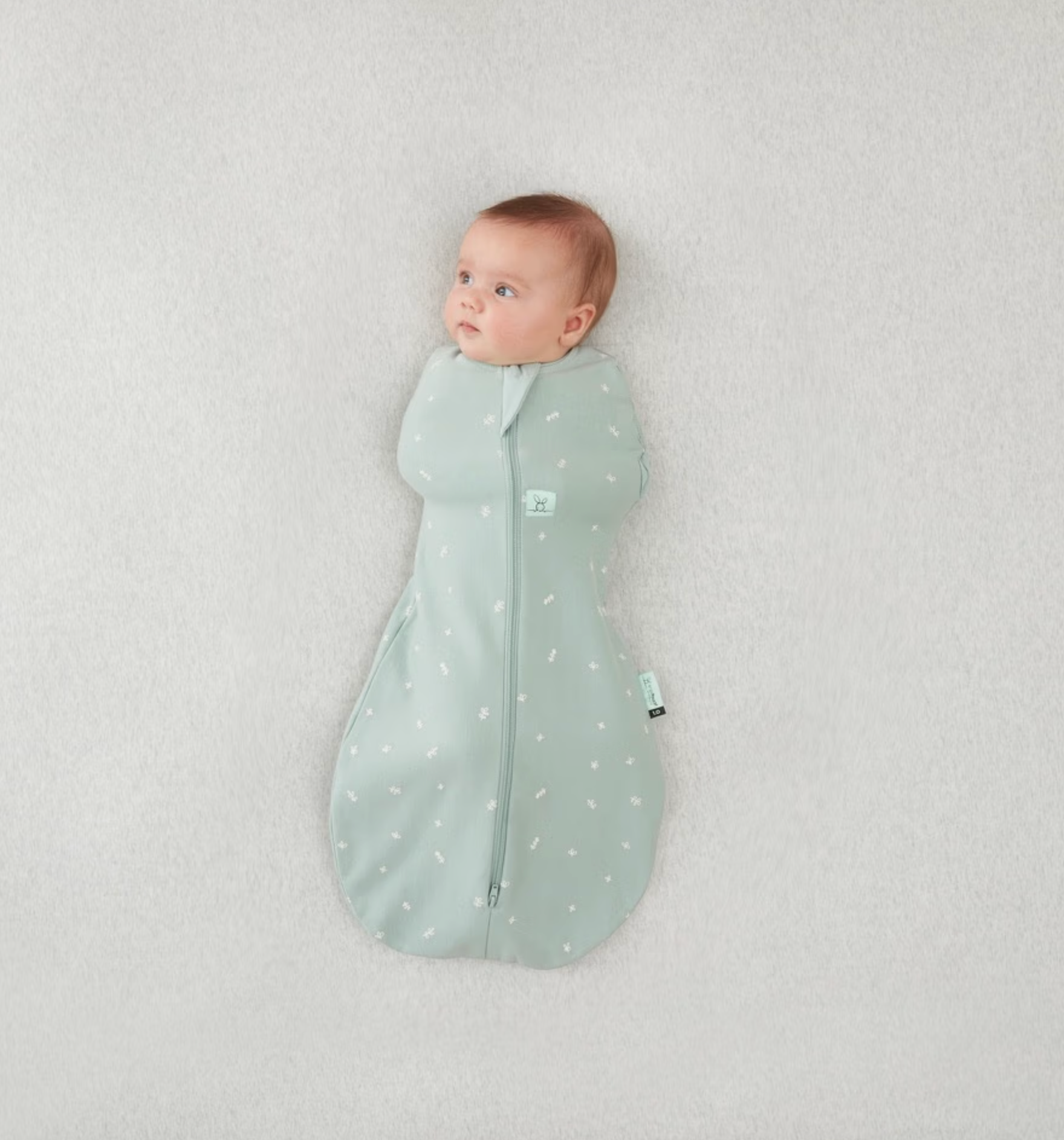 Ergopouch Cocoon Swaddle Bag 2.5 TOG Sage (3-6 Months) - Tiny Tots Baby Store 