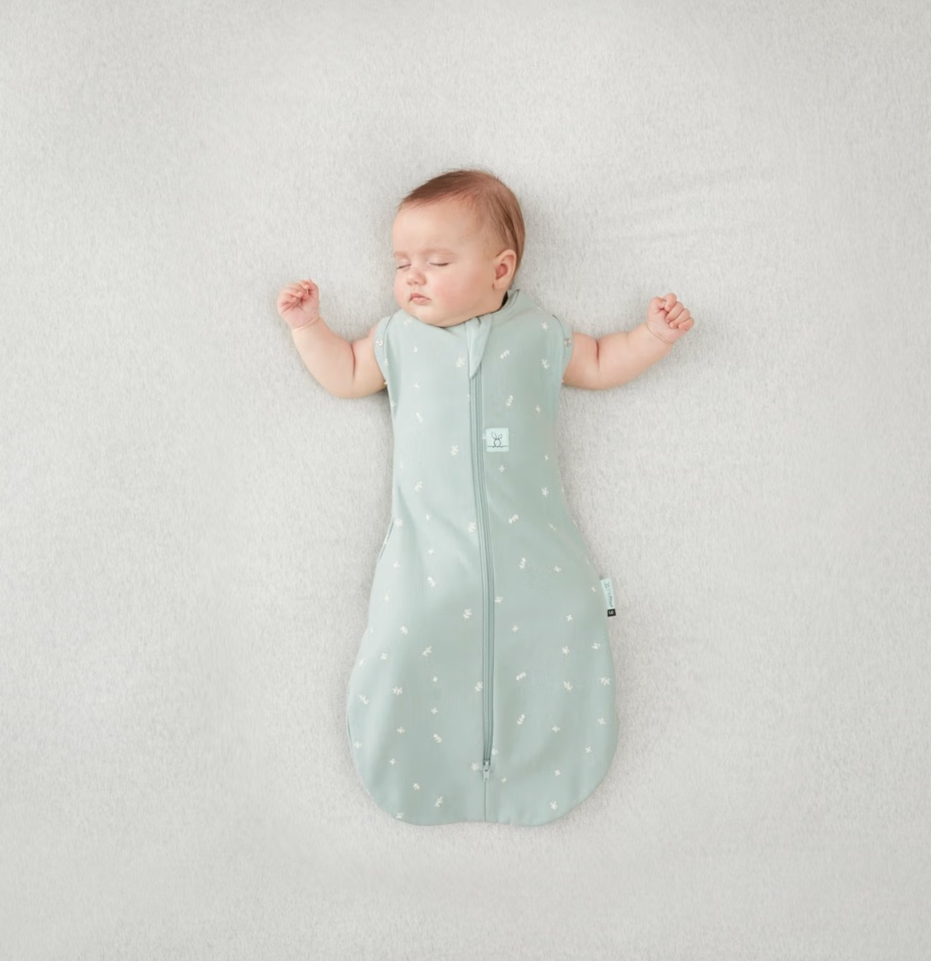 Ergopouch Cocoon Swaddle Bag 2.5 TOG Sage (3-6 Months) - Tiny Tots Baby Store 