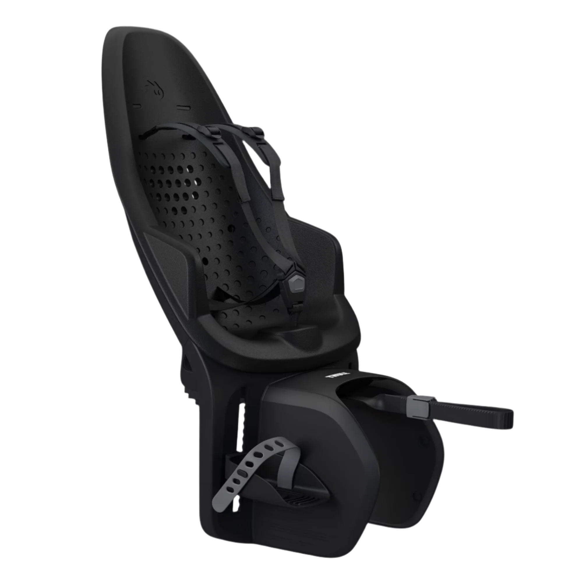 Thule Yepp 2 MIK HD rack mounted child bike seat midnight BLACK - Tiny Tots Baby Store 