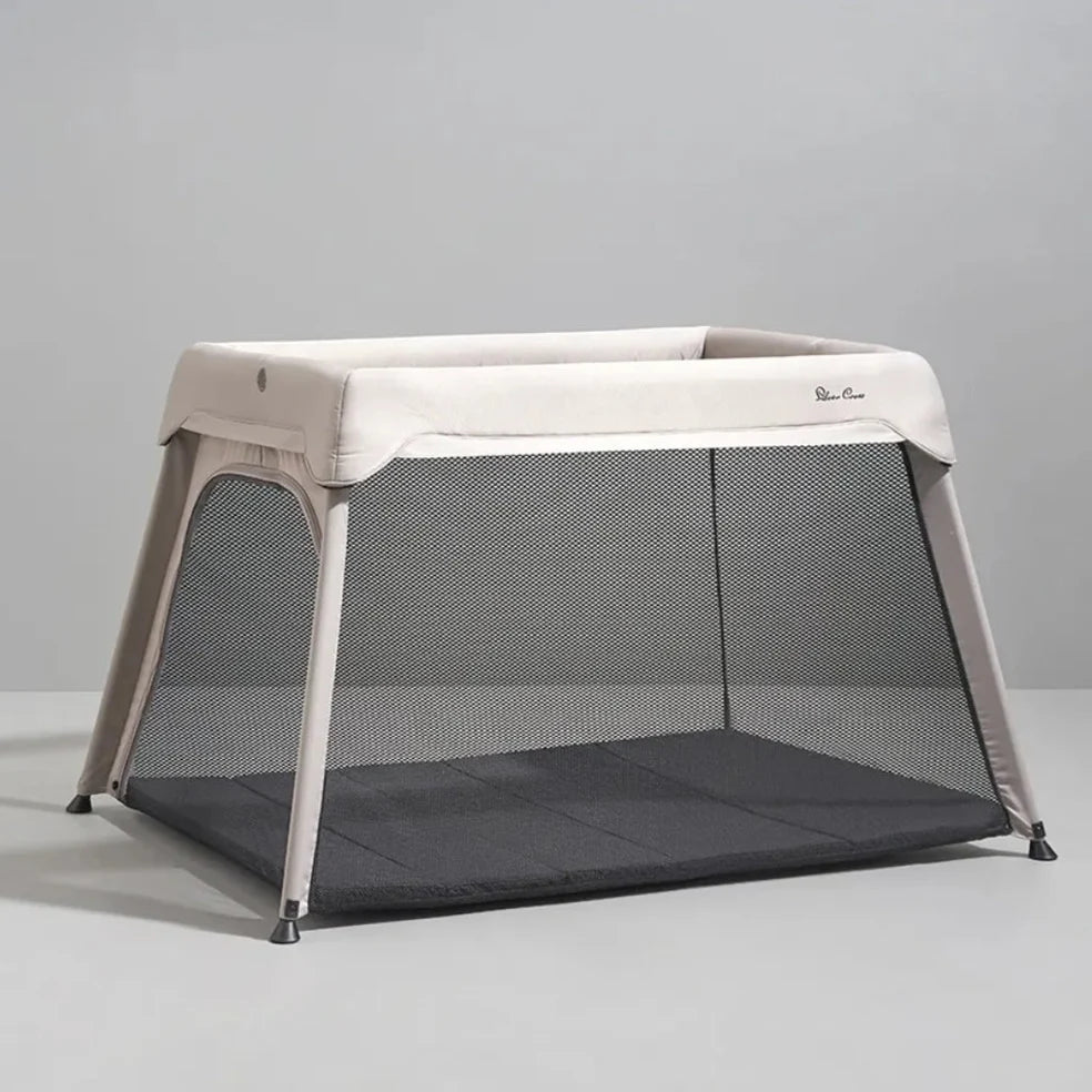 Silver Cross Slumber Travel Cot Stone - Tiny Tots Baby Store 