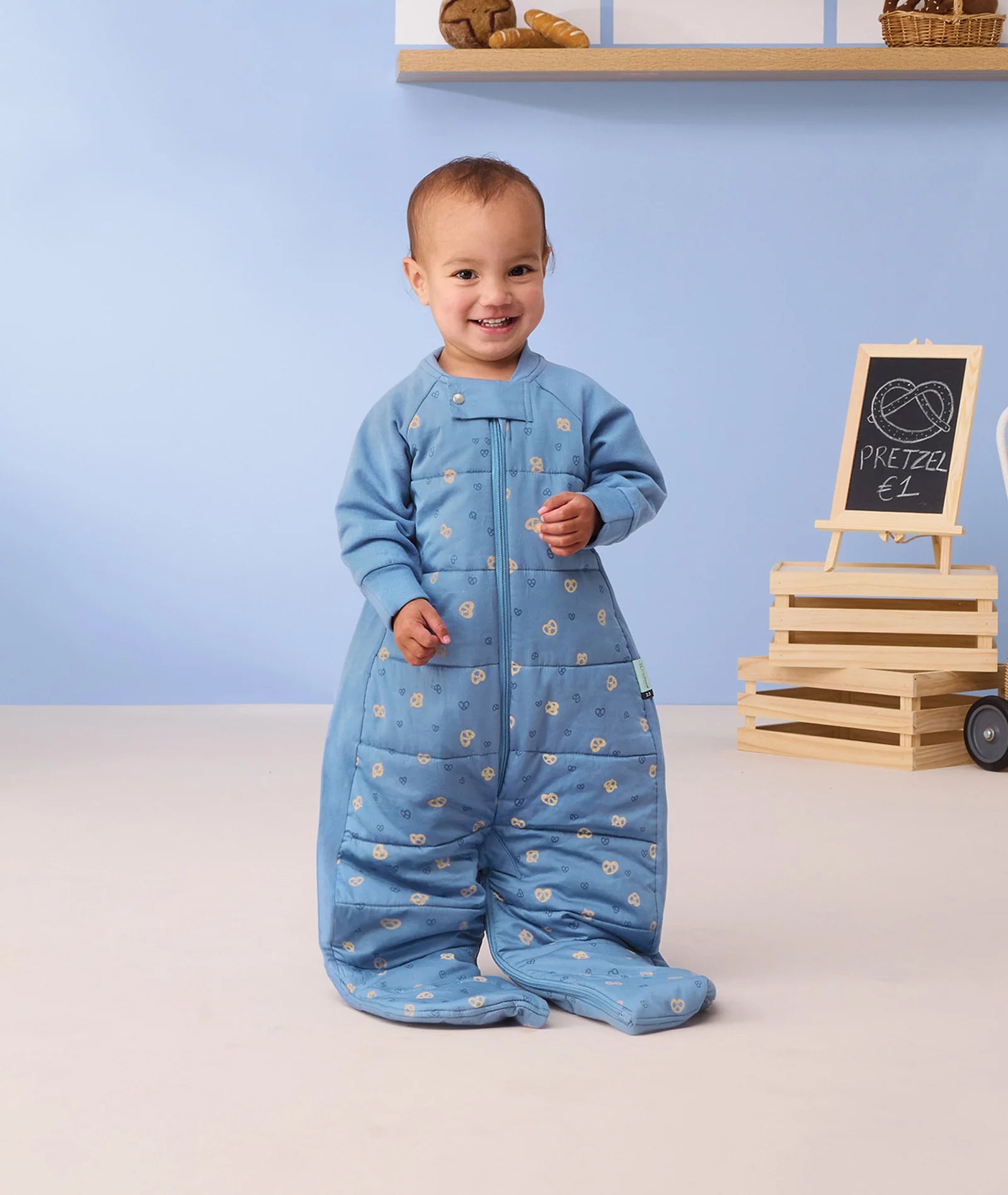 Ergopouch Sleep Suit Bag 2.5 TOG Petite Pretzel - Tiny Tots Baby Store 