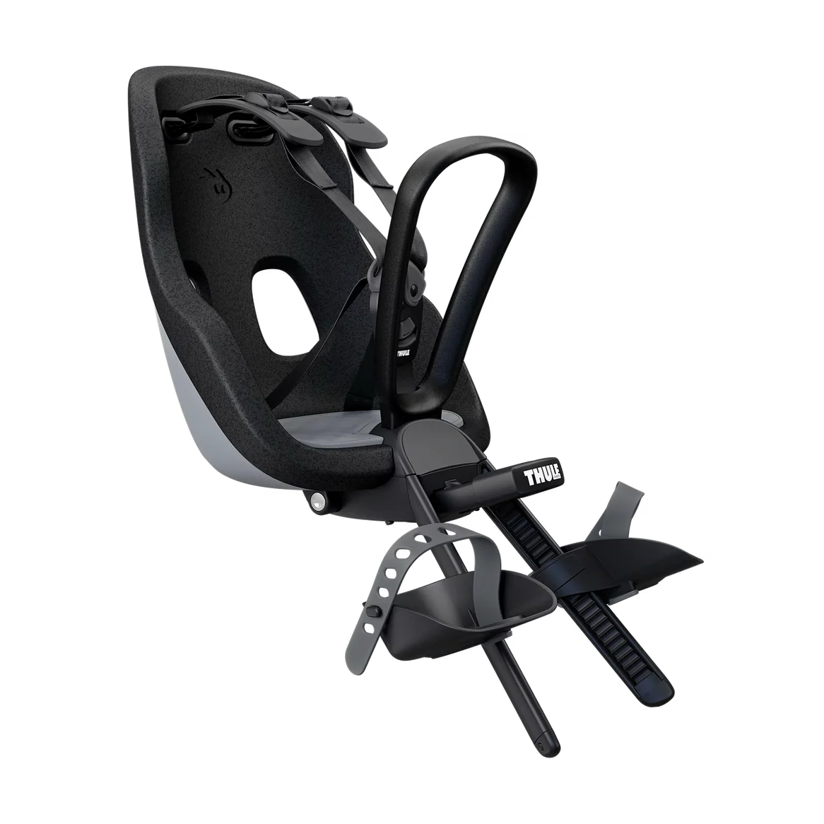 Thule Yepp Nexxt 2 Mini front mount child bike seat midnight BLACK - Tiny Tots Baby Store 