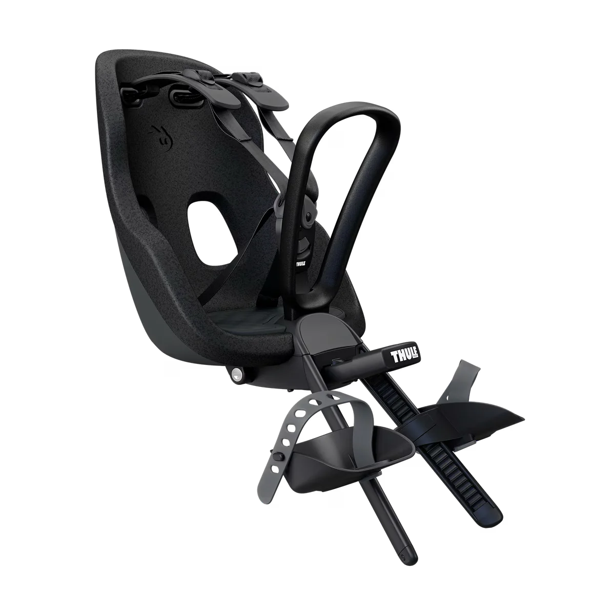 Thule Yepp Nexxt 2 Mini front mount child bike seat midnight BLACK - Tiny Tots Baby Store 