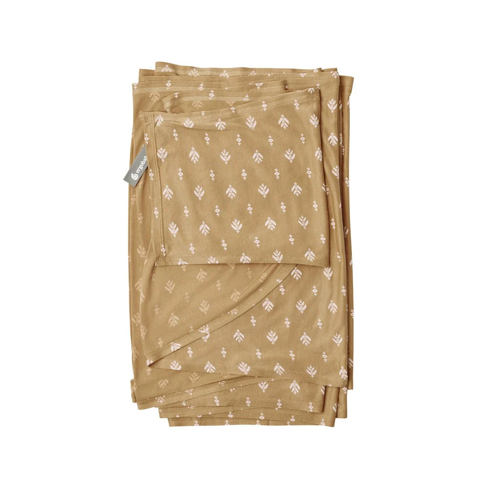 Ergobaby Aura Wrap Sustainable Knit - Camel Harvest - Tiny Tots Baby Store 