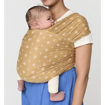 Ergobaby Aura Wrap Sustainable Knit - Camel Harvest - Tiny Tots Baby Store 