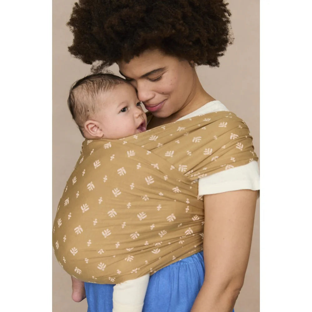 Ergobaby Aura Wrap Sustainable Knit - Camel Harvest - Tiny Tots Baby Store 