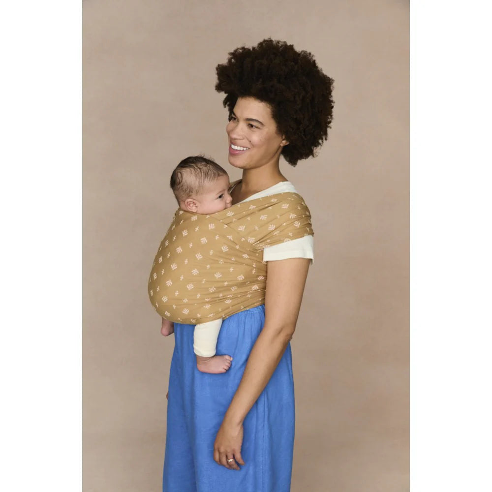 Ergobaby Aura Wrap Sustainable Knit - Camel Harvest - Tiny Tots Baby Store 